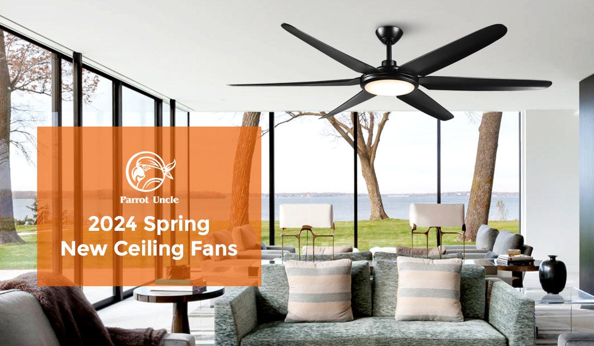 Parrot Uncle 2024 Spring New Ceiling Fans -Parrot Uncle