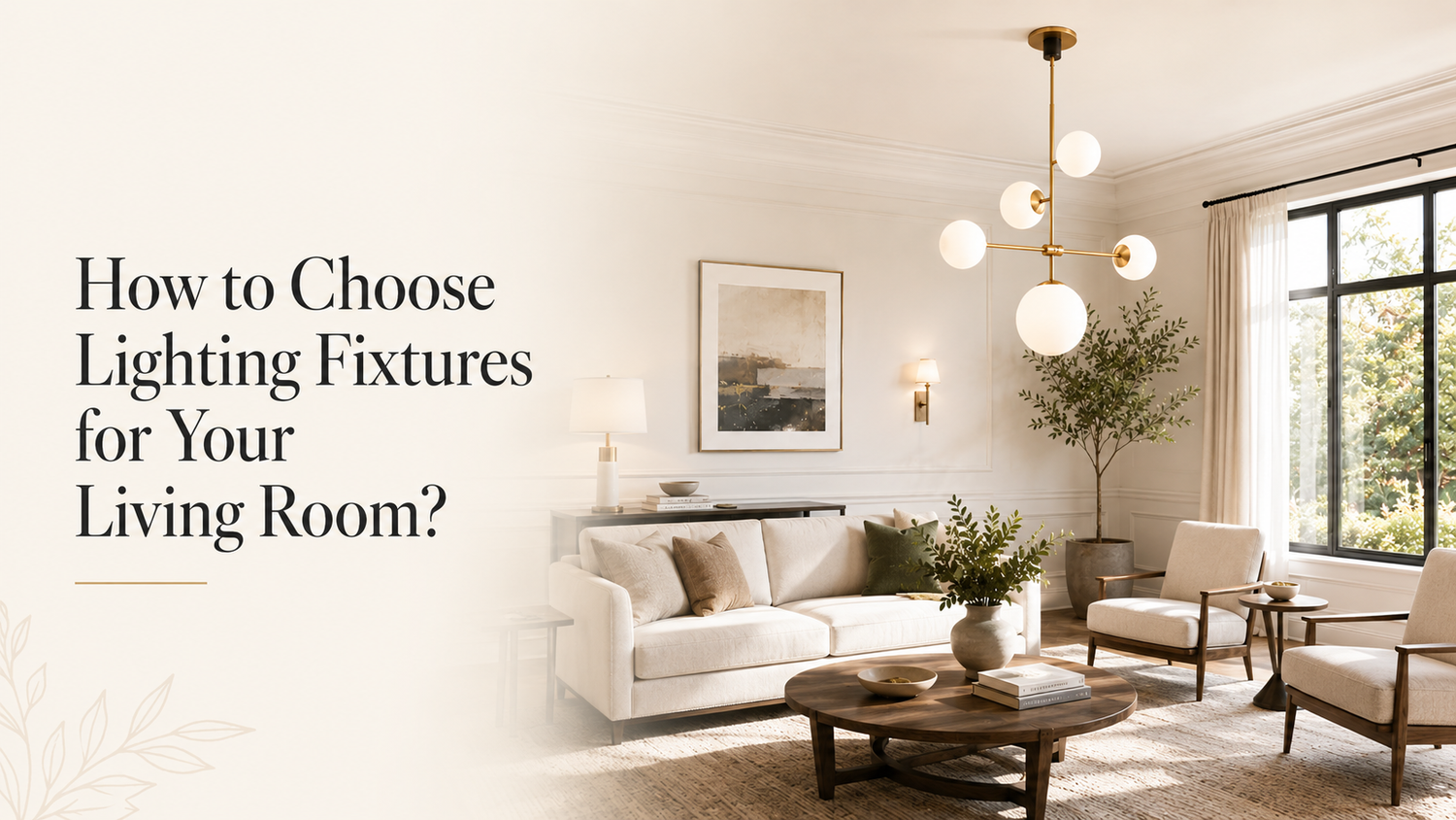 How to Choose Lighting Fixtures for Your Living Room？ -Parrot Uncle