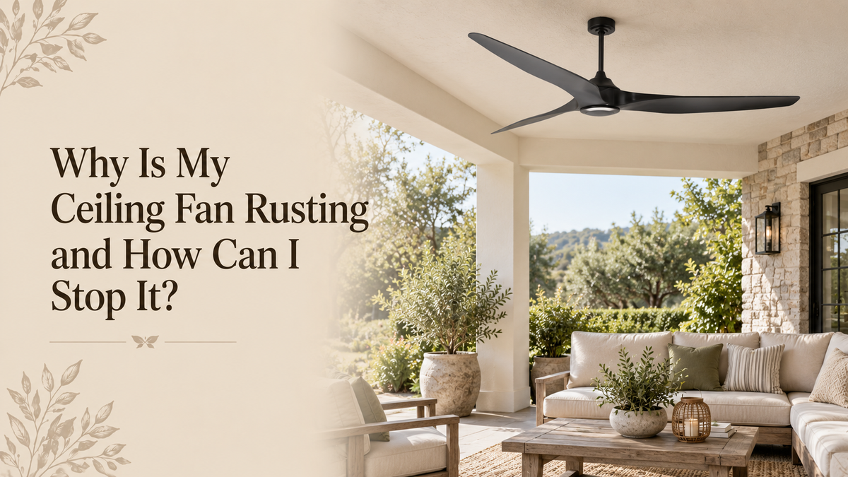Why Is My Ceiling Fan Rusting and How Can I Stop It? -Parrot Uncle
