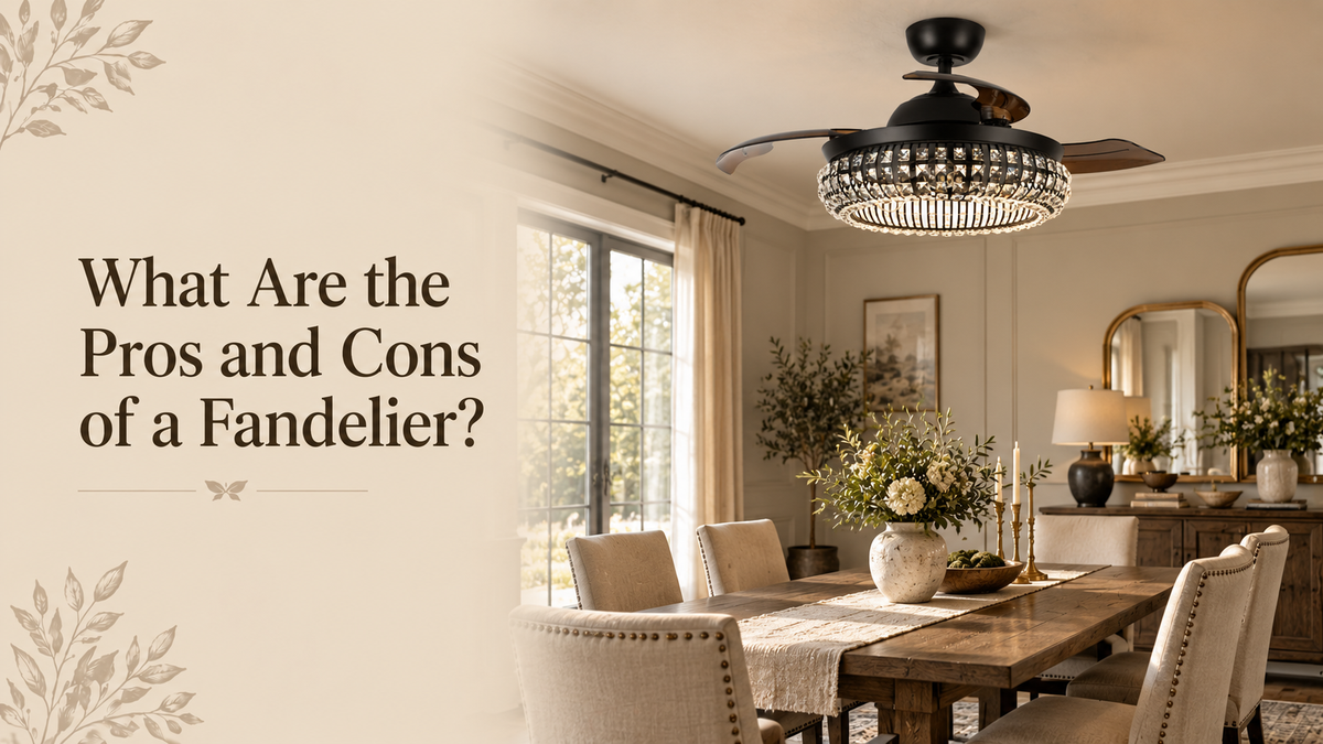 What Are the Pros and Cons of a Fandelier? -Parrot Uncle