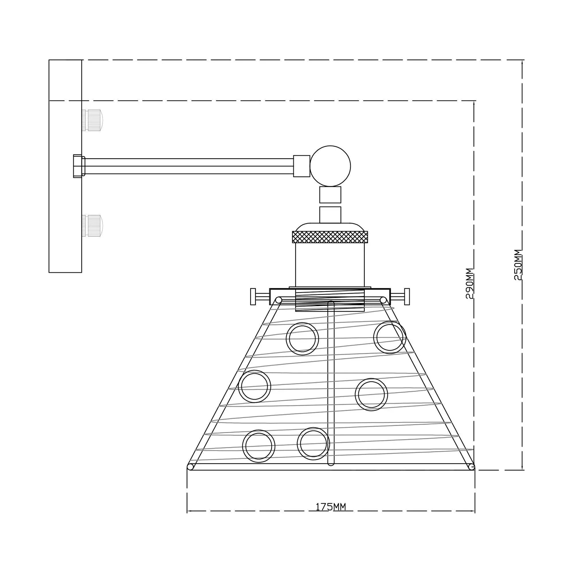 1-Light Modern Silver Wall Scone Light - ParrotUncle