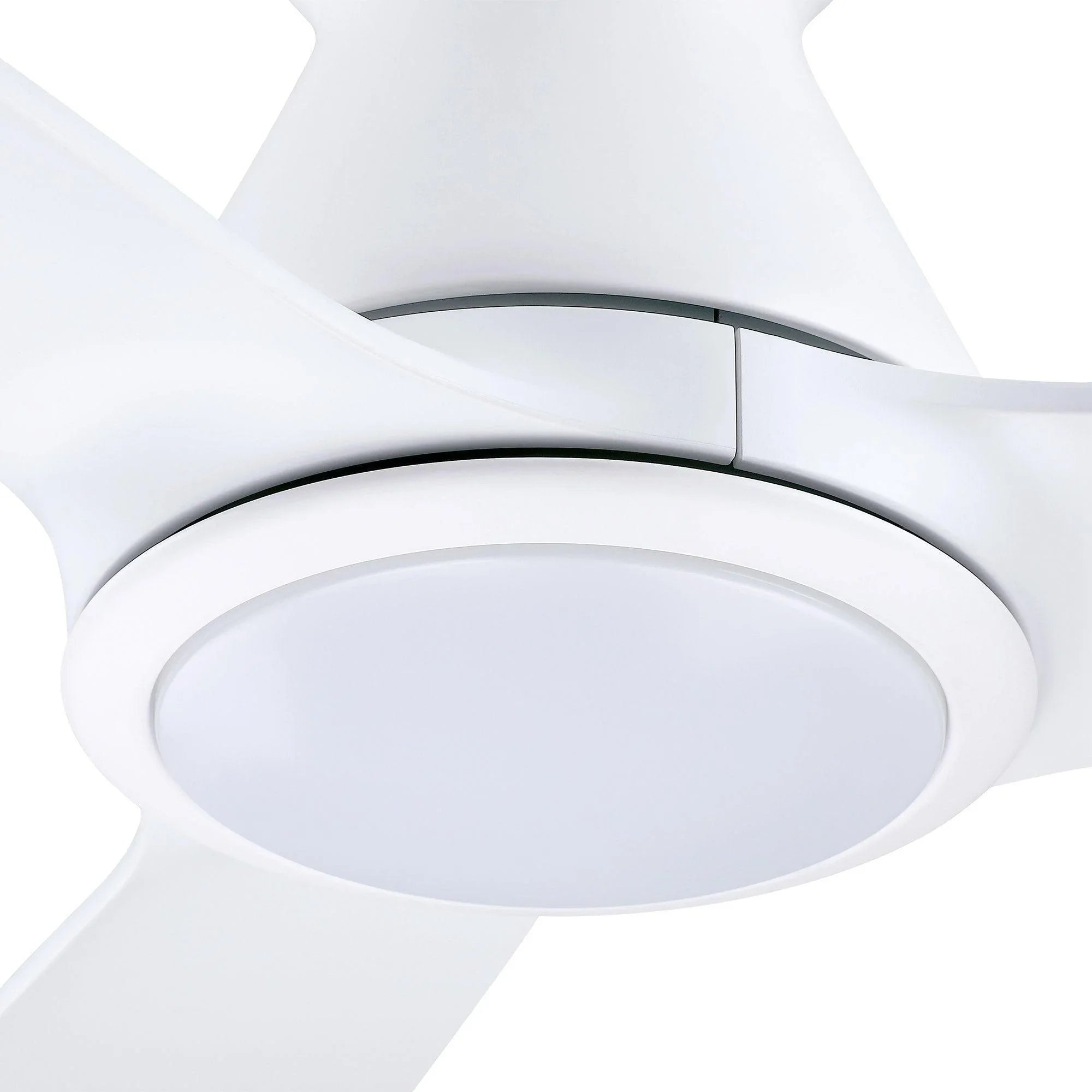52" Ahmedabad Industrial DC Motor Flush Mount Reversible Ceiling Fan with LED Lighting and Remote Control - ParrotUncle