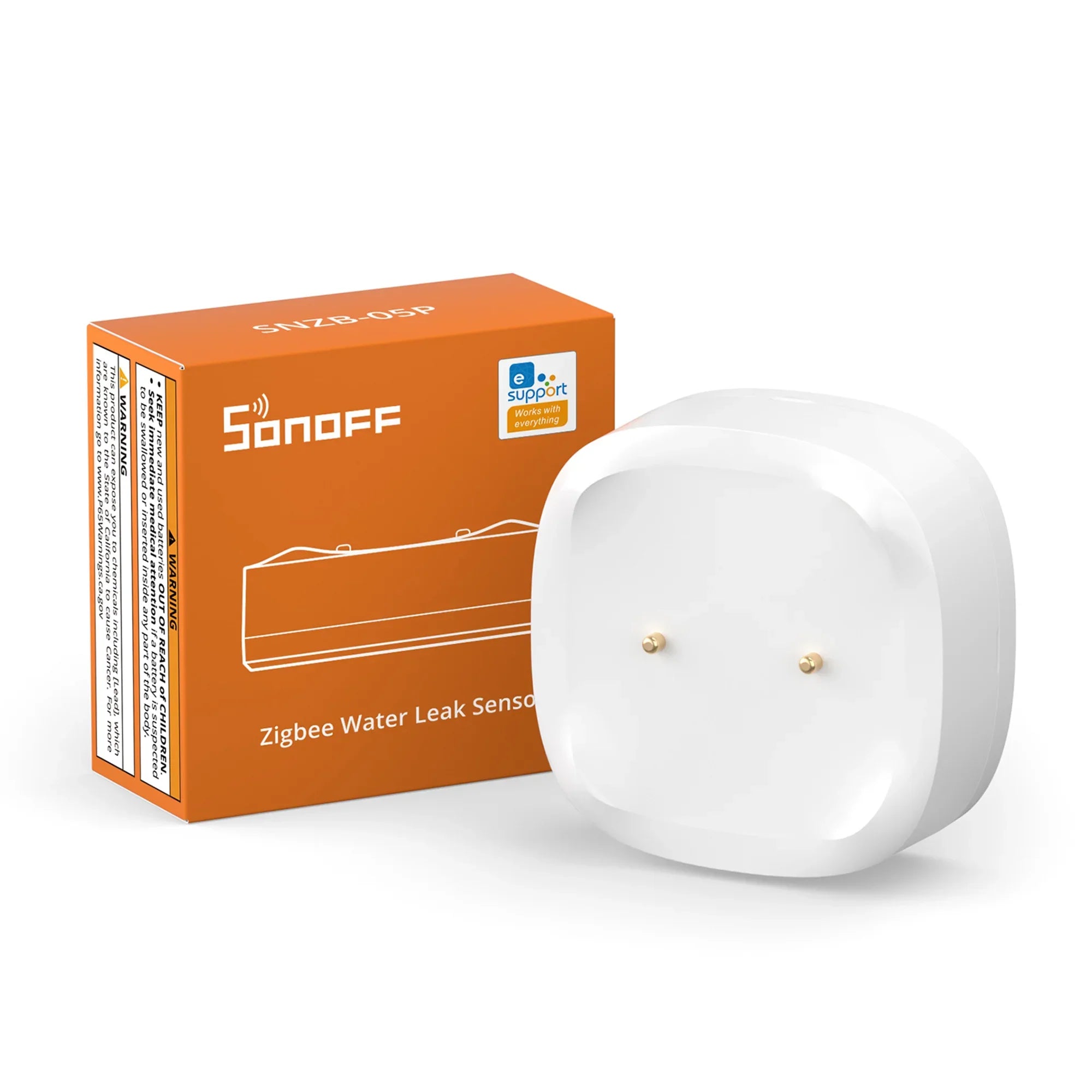 Zigbee Water Leak Sensor IP67 for Kitchen Bathroom Basement