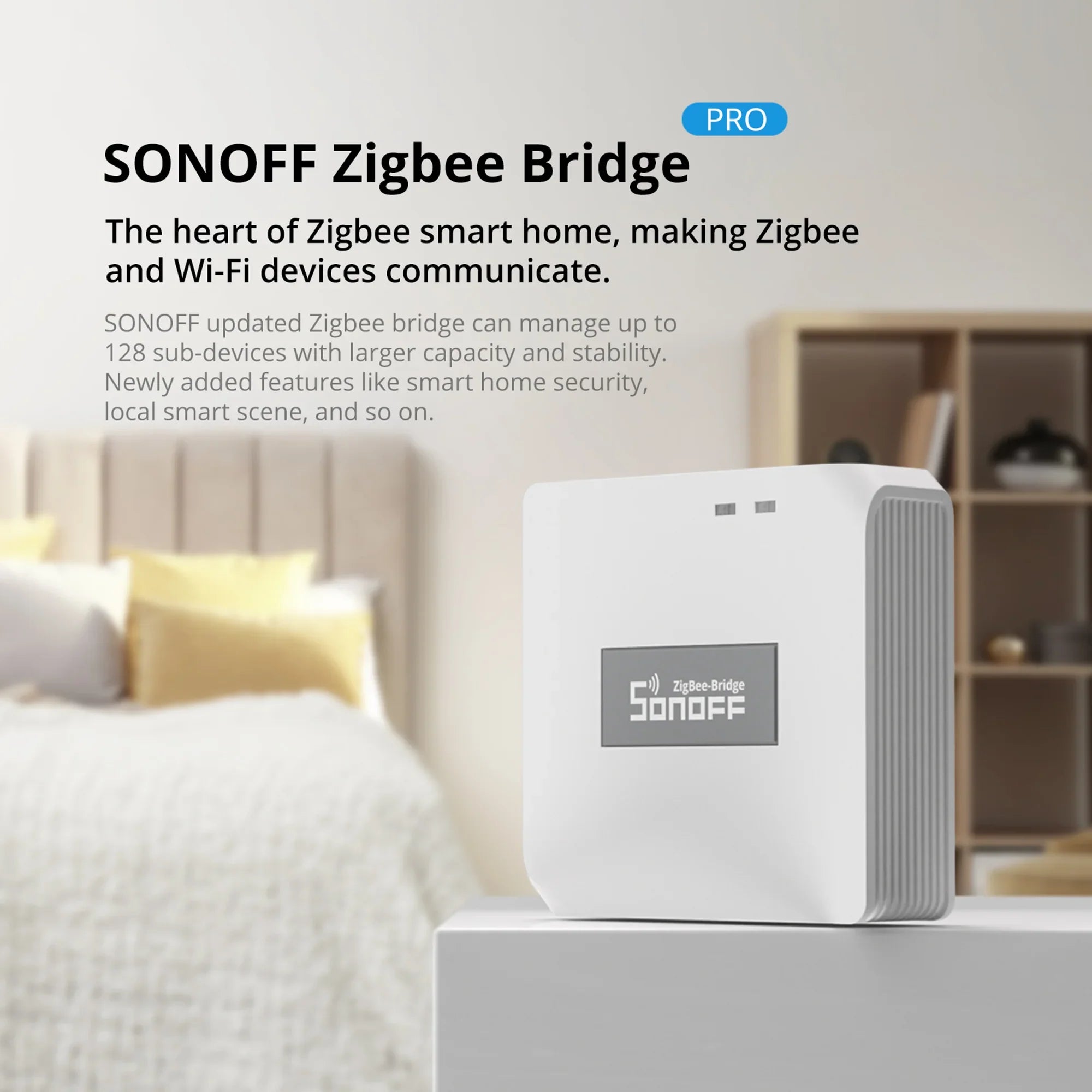 Zigbee Bridge Pro Hub Compatible with SONOFF Zigbee Devices