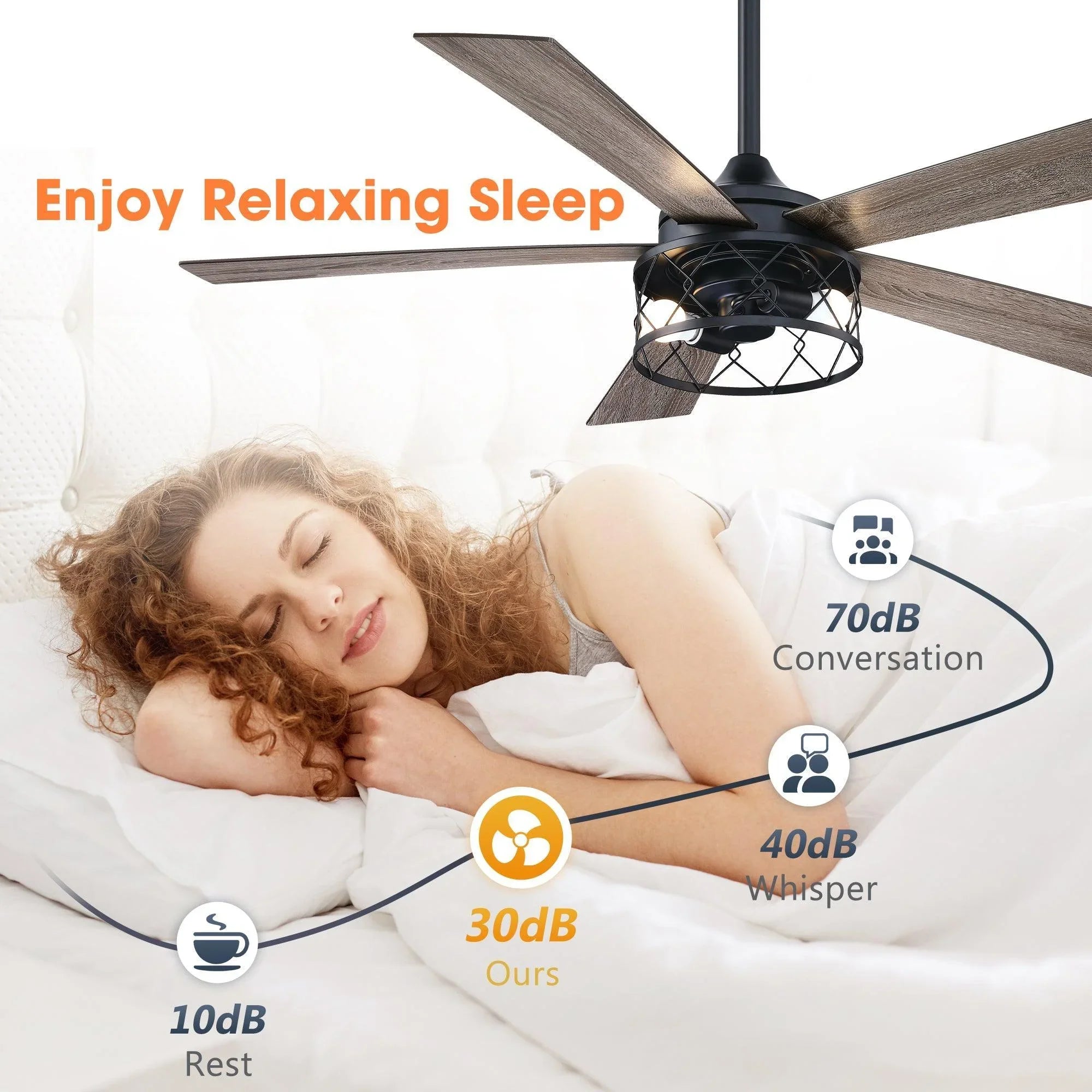 52" Mirelle Indoor Black Downrod Mounting Ceiling Fan with Light Kit and Remote