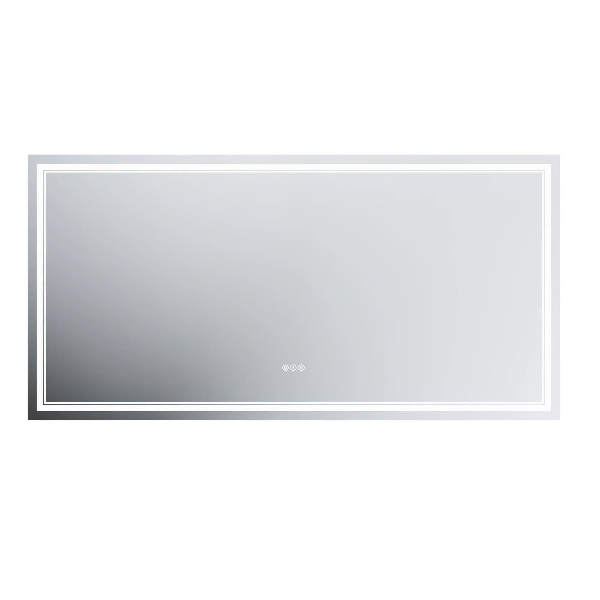 GlareGuard Anti-Fog Bathroom Dimmable Led Mirror Backlit Illuminated Mirror Touch Switch