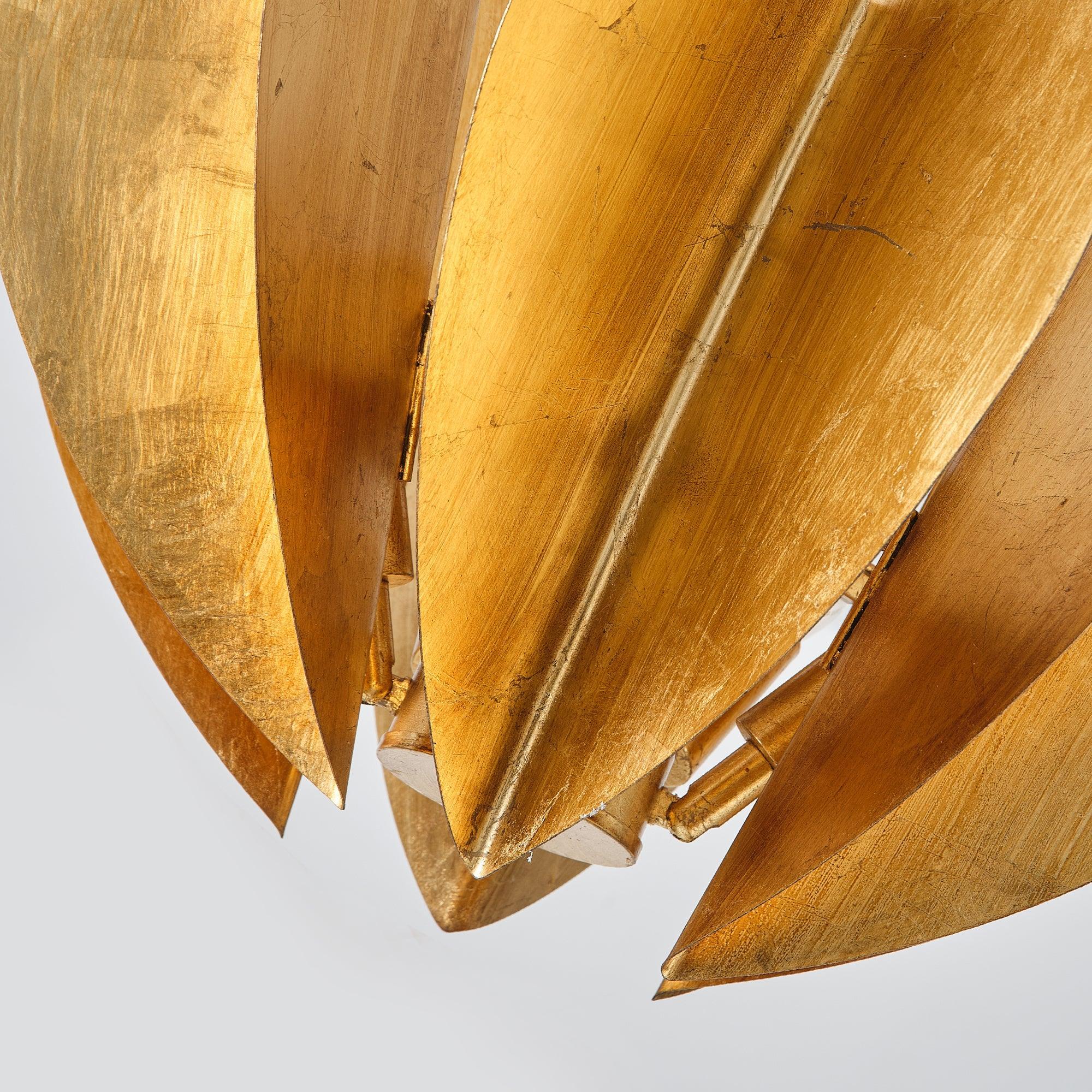 Elvira Farmhouse Gold Hexagonal Ceiling Light