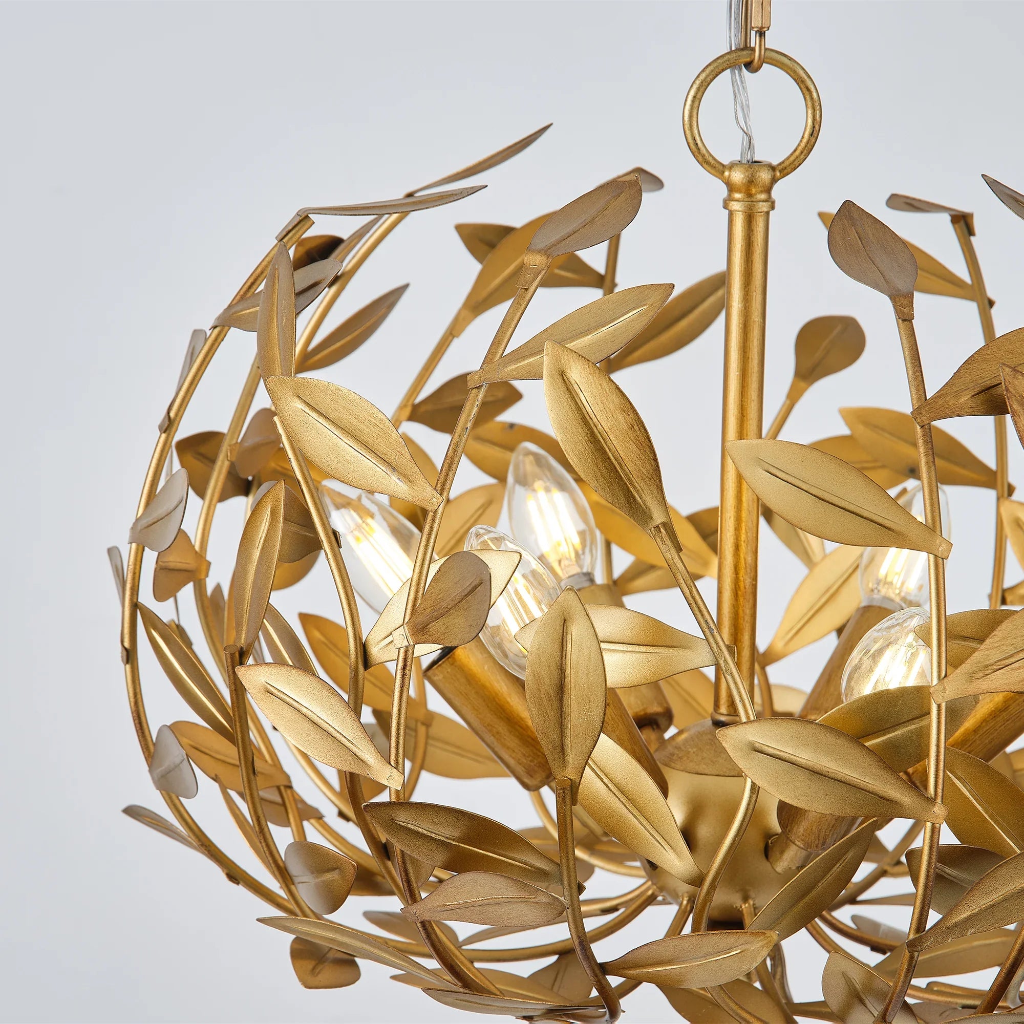20 Inch Vic 6-Light Golden Chandelier