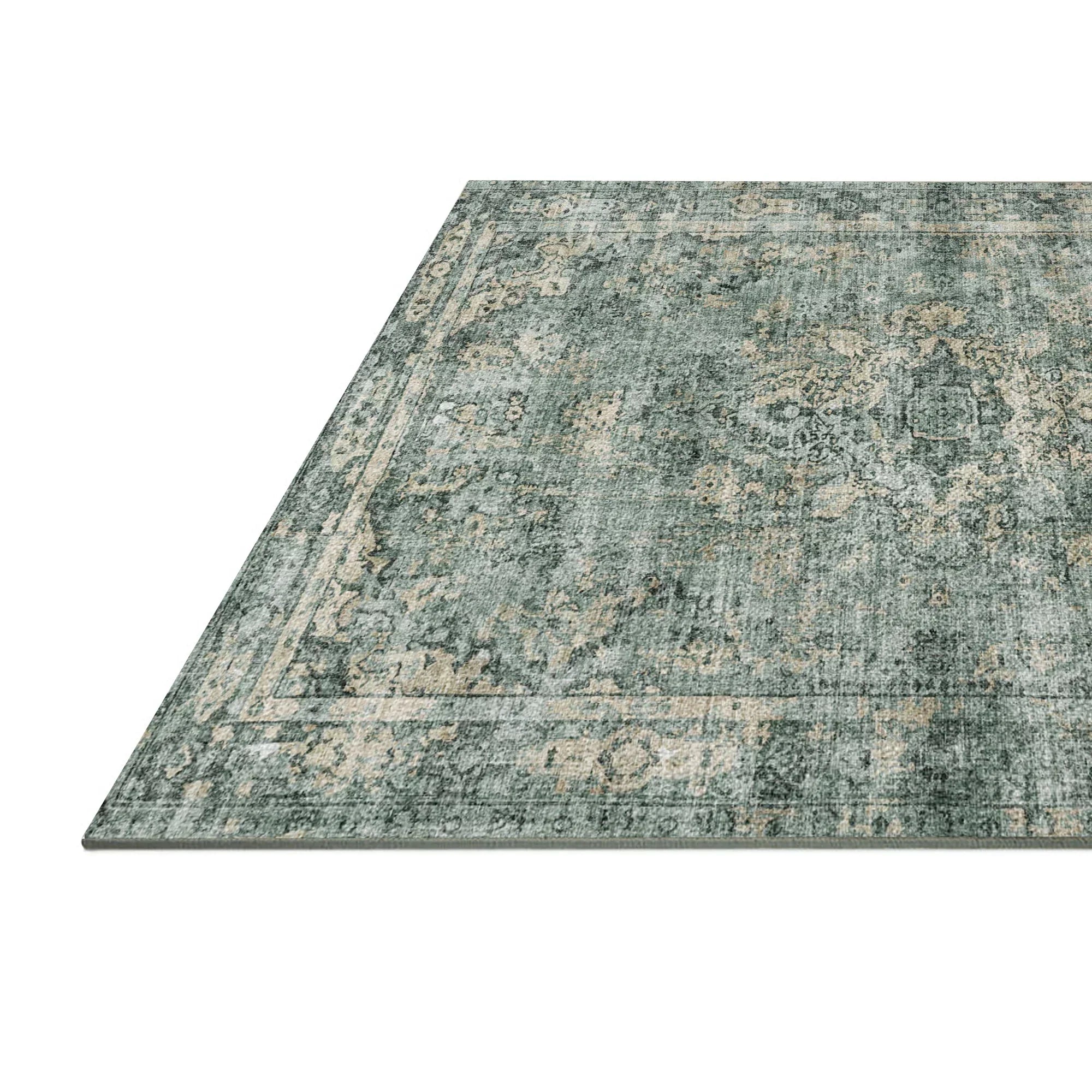 7ft x 5ft Vintage Indoor Non-Slip Washable Large Area Rugs for Bedroom Living Room
