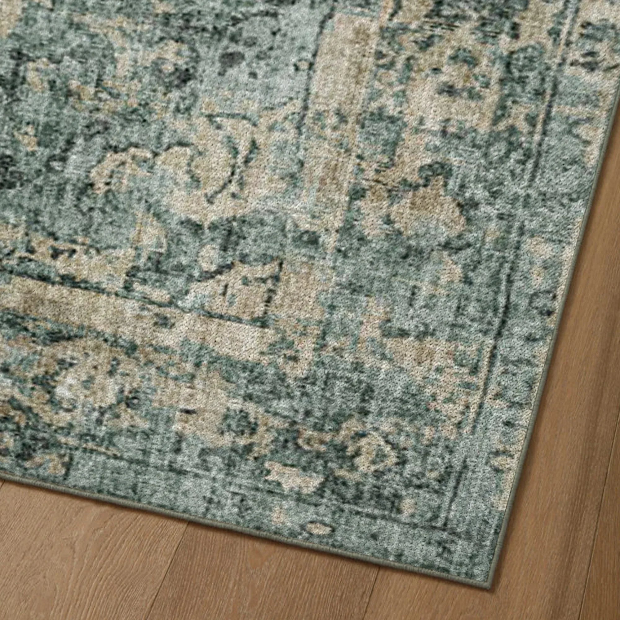 7ft x 5ft Vintage Indoor Non-Slip Washable Large Area Rugs for Bedroom Living Room