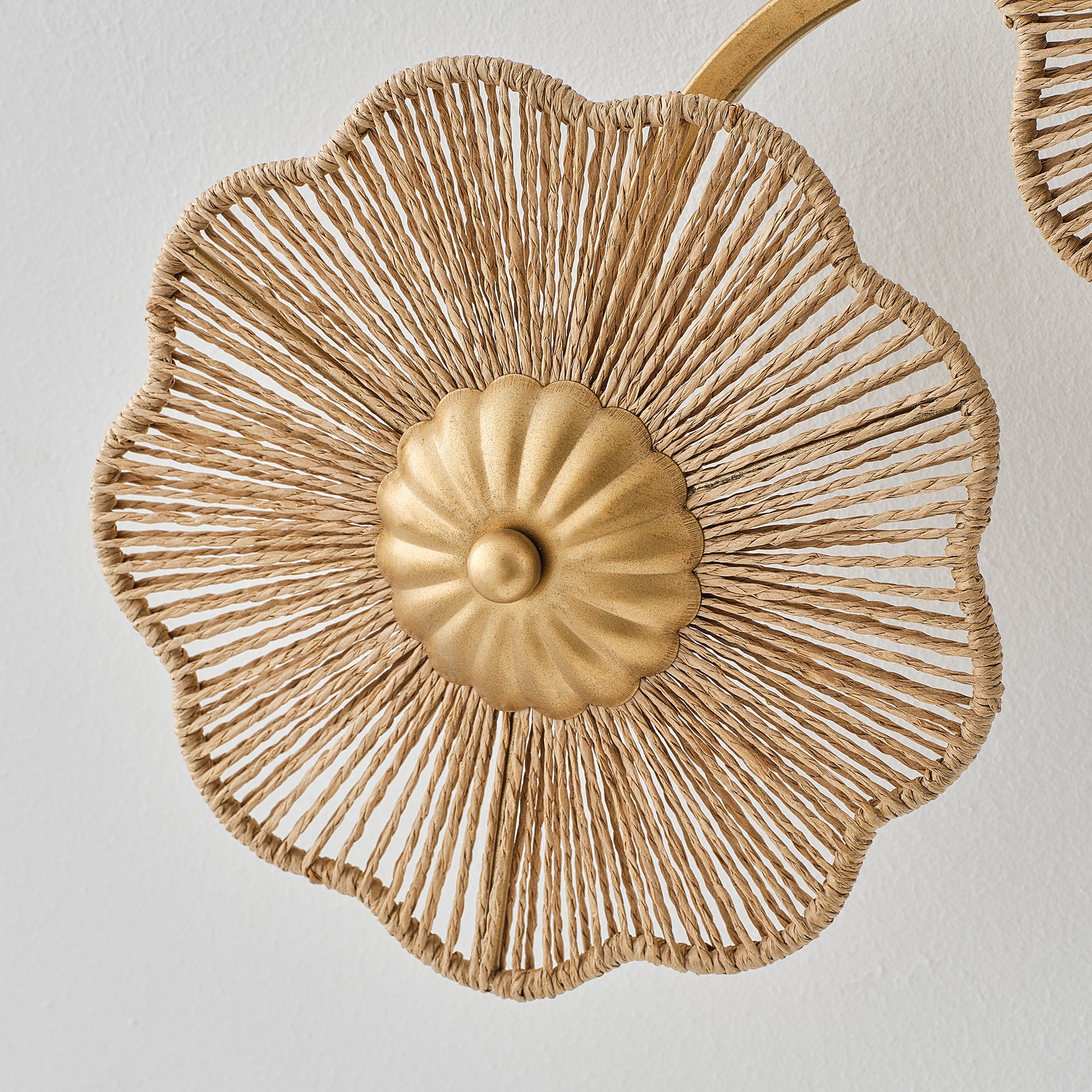 Amos 3-Light Bohemian Golden Wall Sconce Lighting