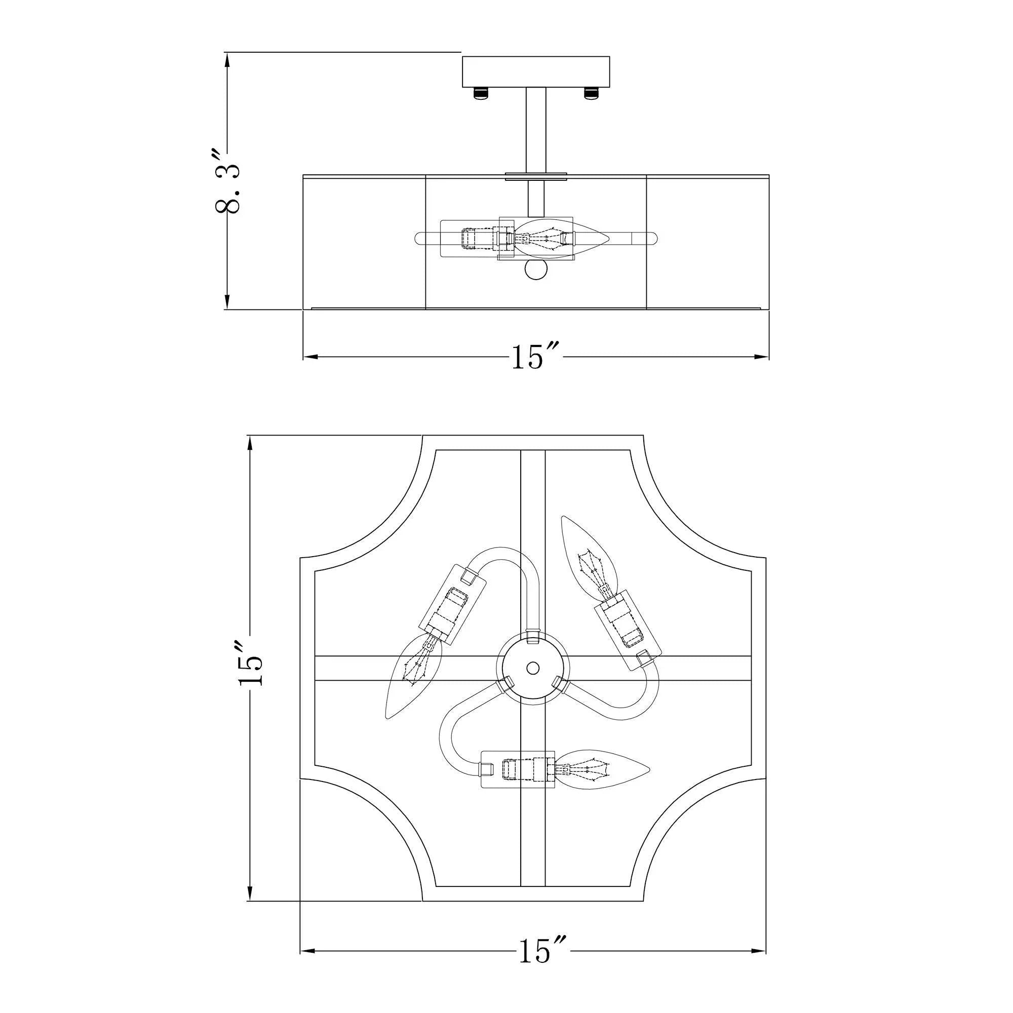 Bertha Led Flush Mount Ceiling Light