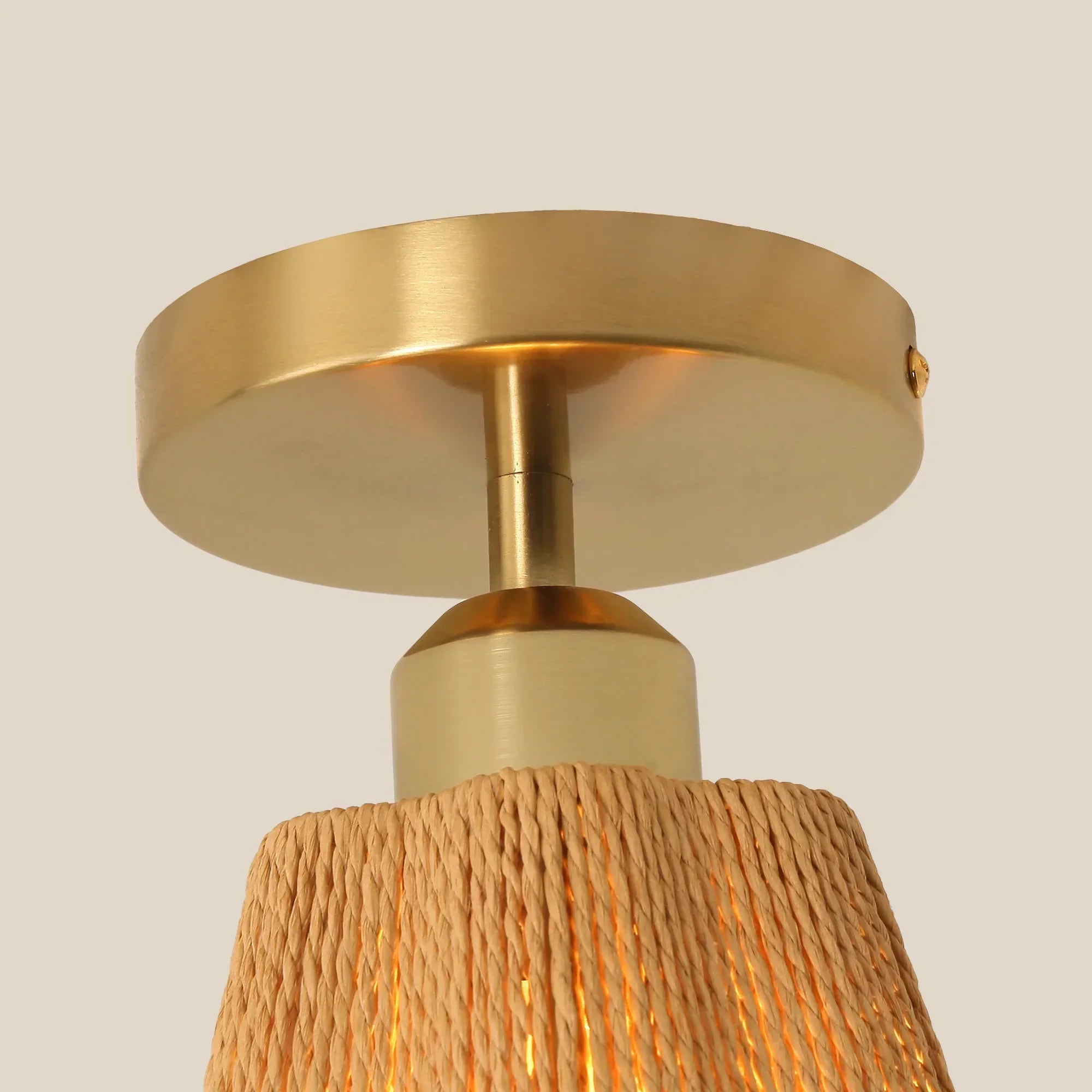 7 Inch Yves 1-Light Semi-Flush Mount Ceiling Light