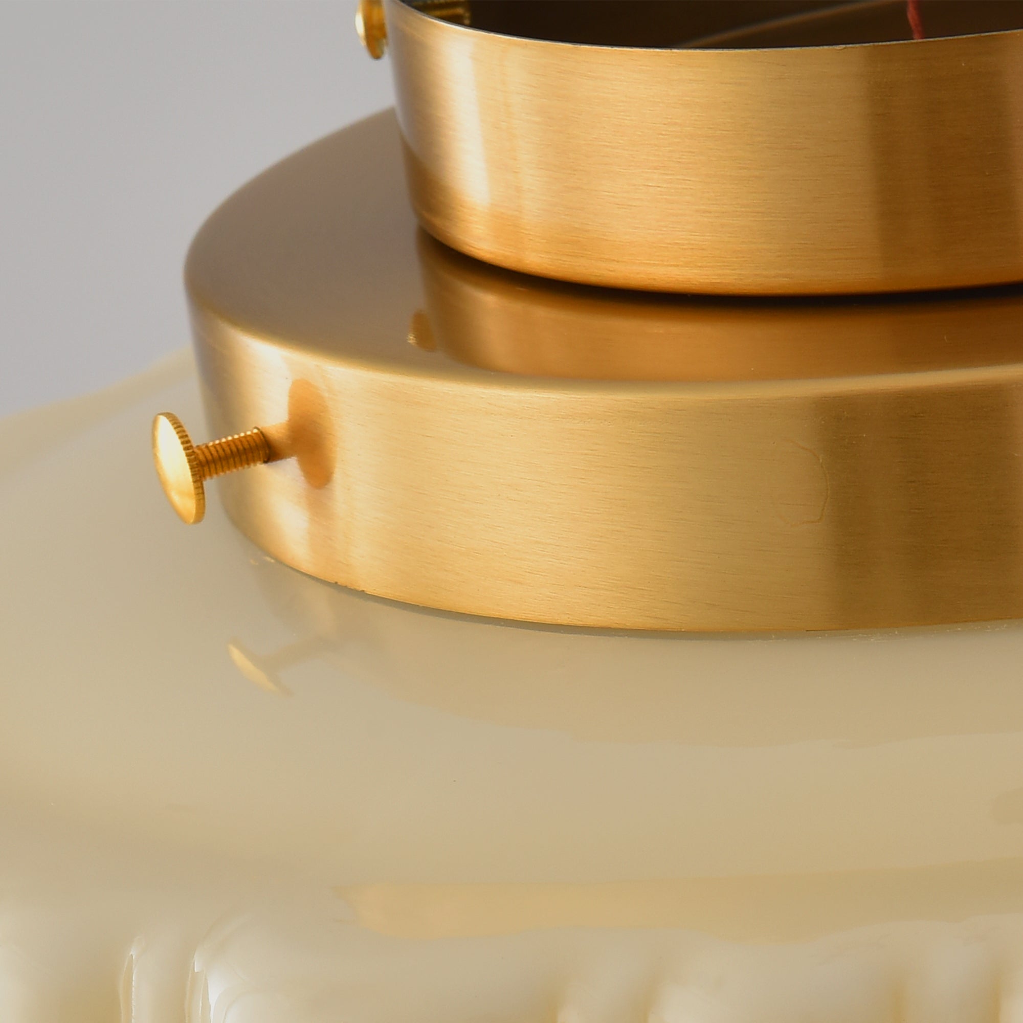 Patricia 3-Light Gold Brass Flush Mount Ceiling Light