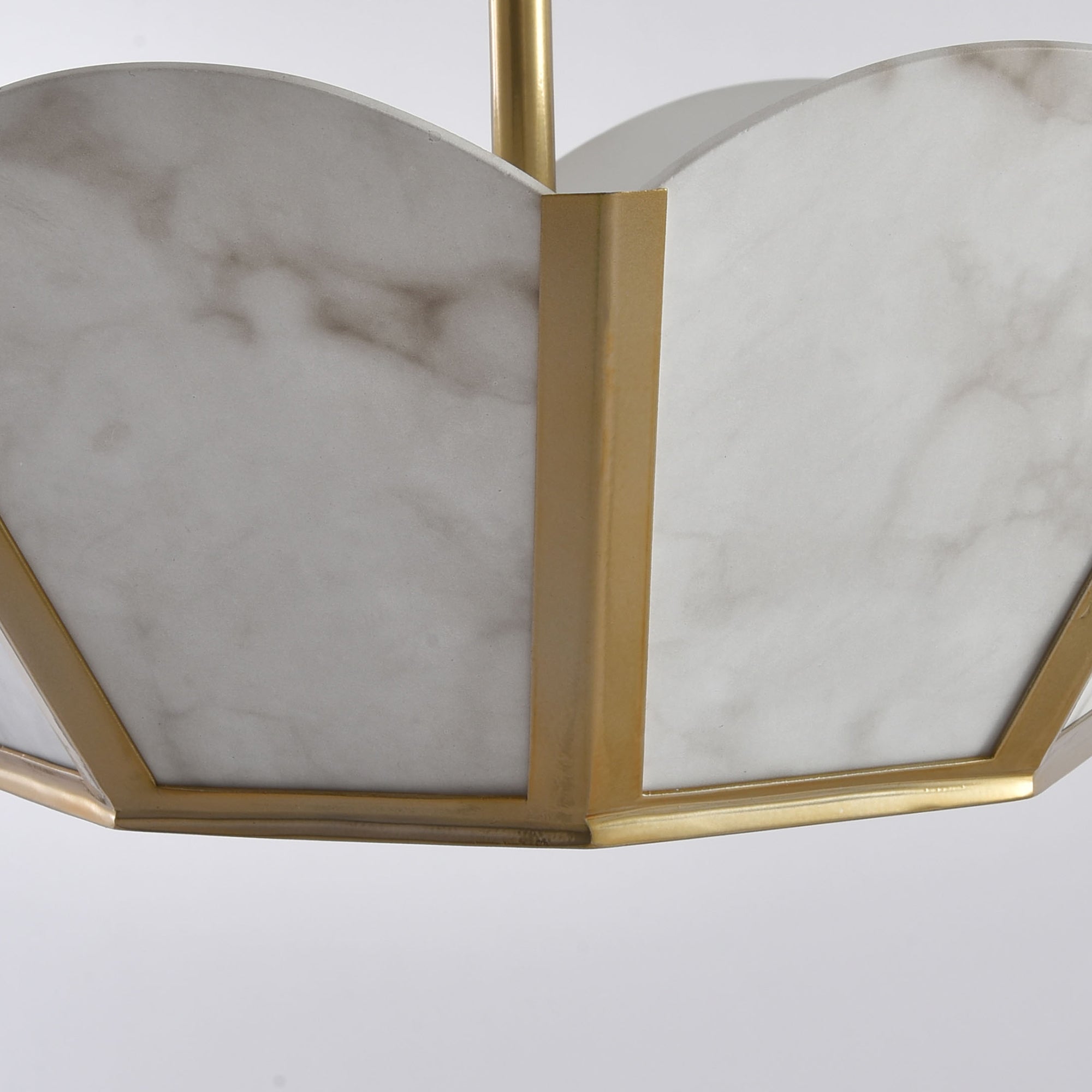 Lena 3-Light Modern Semi-Flush Mount Ceiling Light