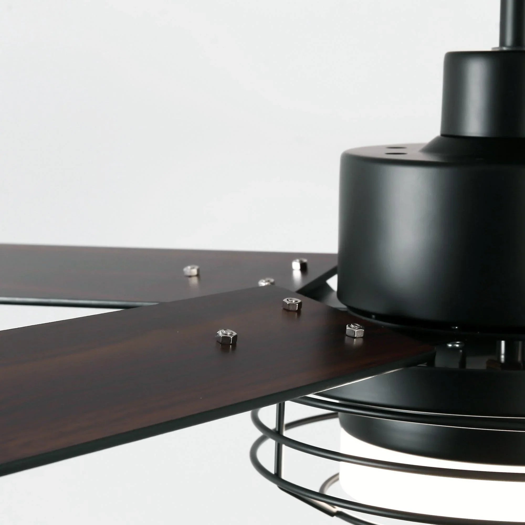 52 Inch Bernice DC Motor Industrial Downrod Ceiling Fan with LED Light and Remote Control