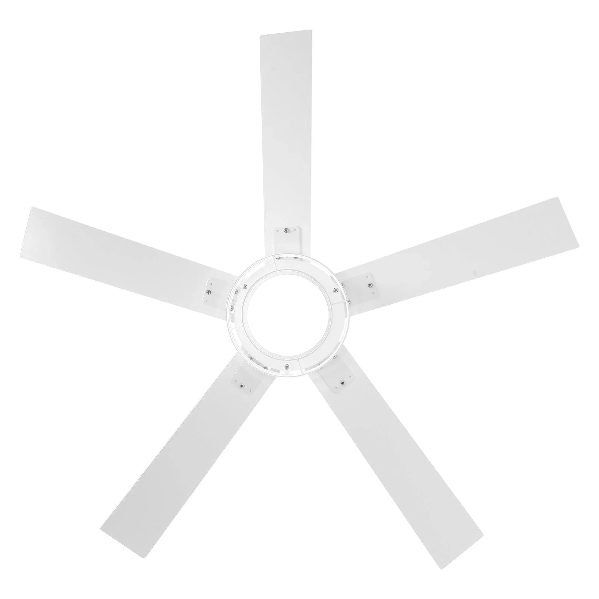 52 Inch Bernice DC Motor Industrial Downrod Ceiling Fan with LED Light and Remote Control