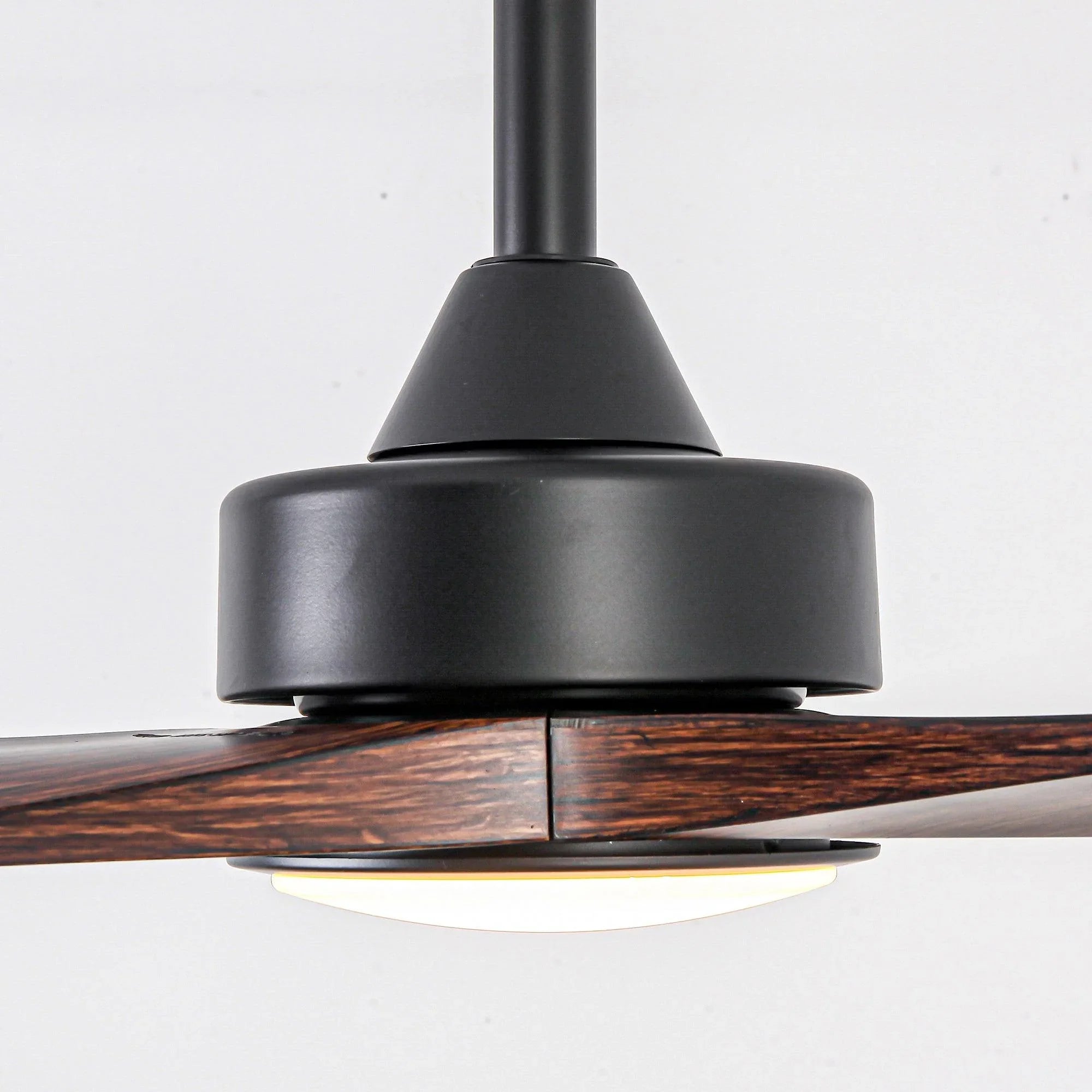 60 Inch Alexi DC Motor Modern Downrod Ceiling Fan with LED Light