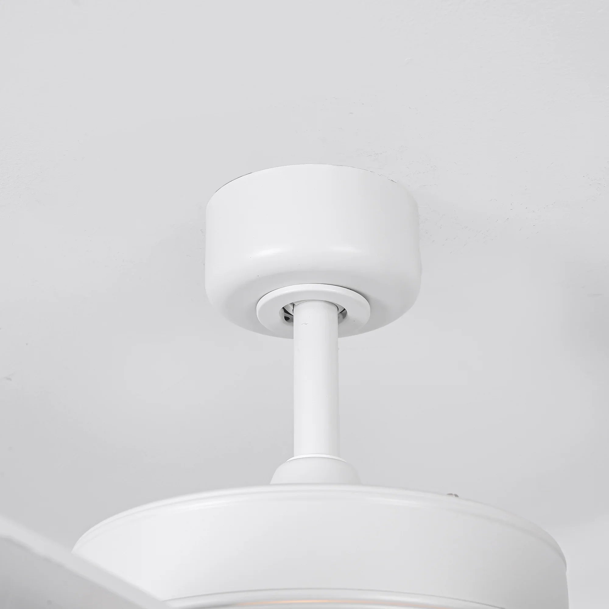 52 Inch Harriet White Farmhouse Ceiling Fan with Light and Remote Control