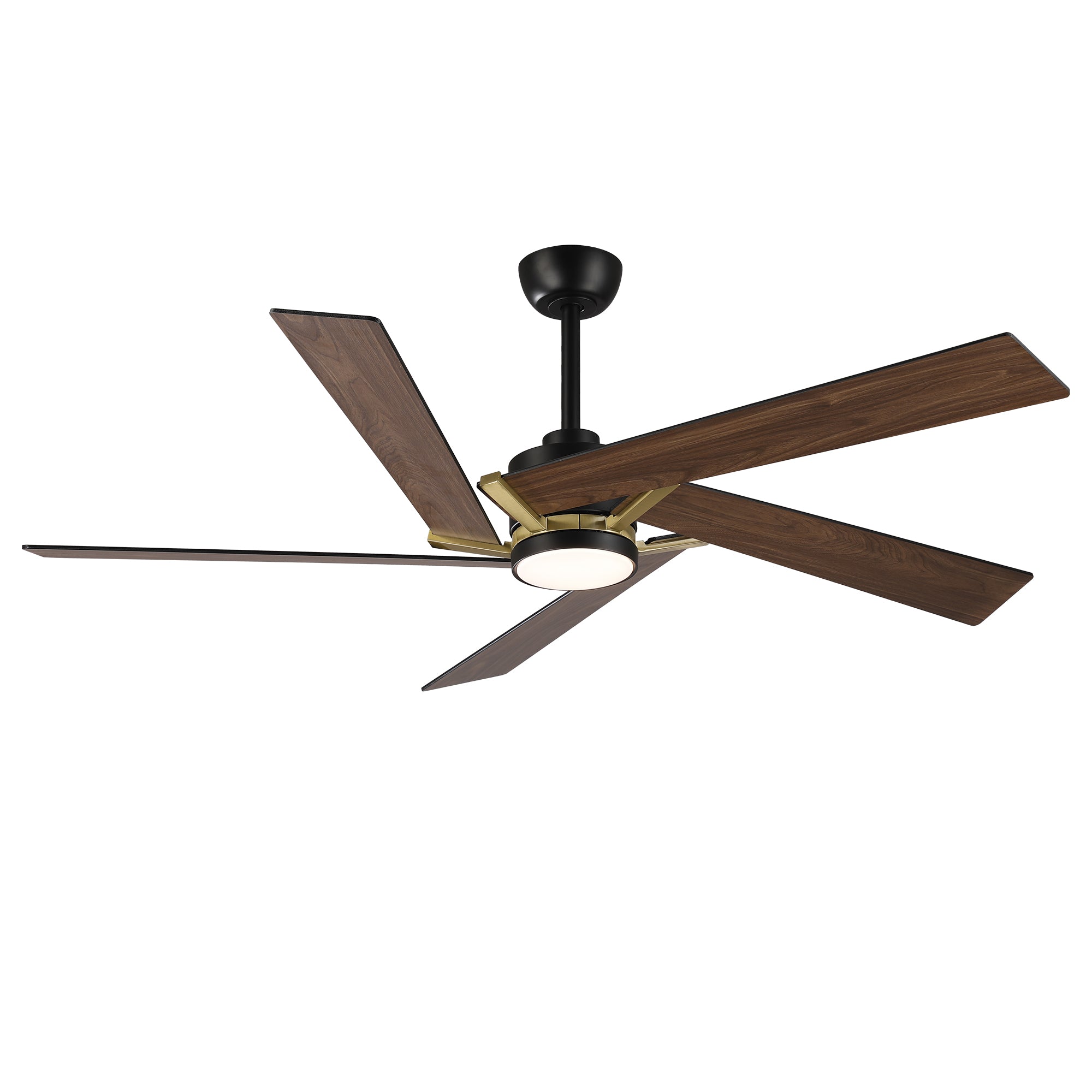 60" Baron Industrial LED Ceiling Fan with Remote Control