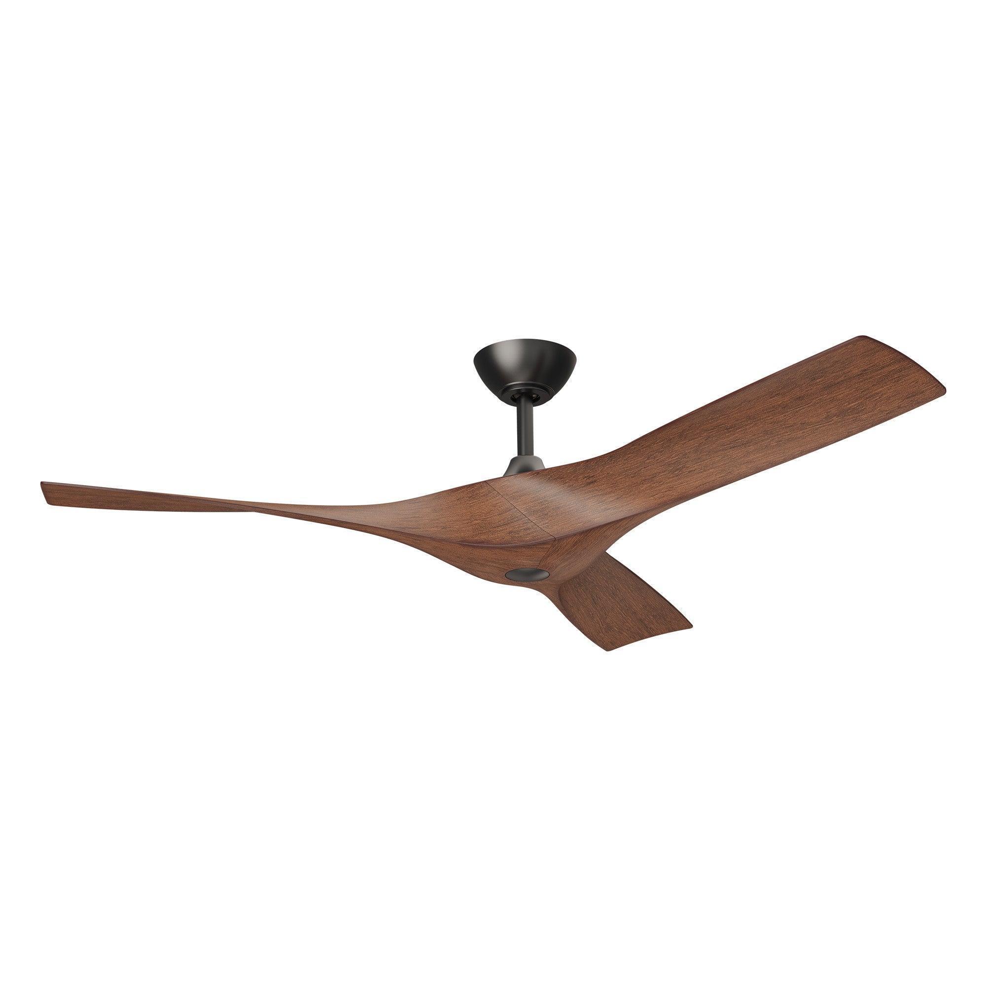 52" Windmill Industrial DC Motor Downrod Mount Reversible Ceiling Fan with Remote Control