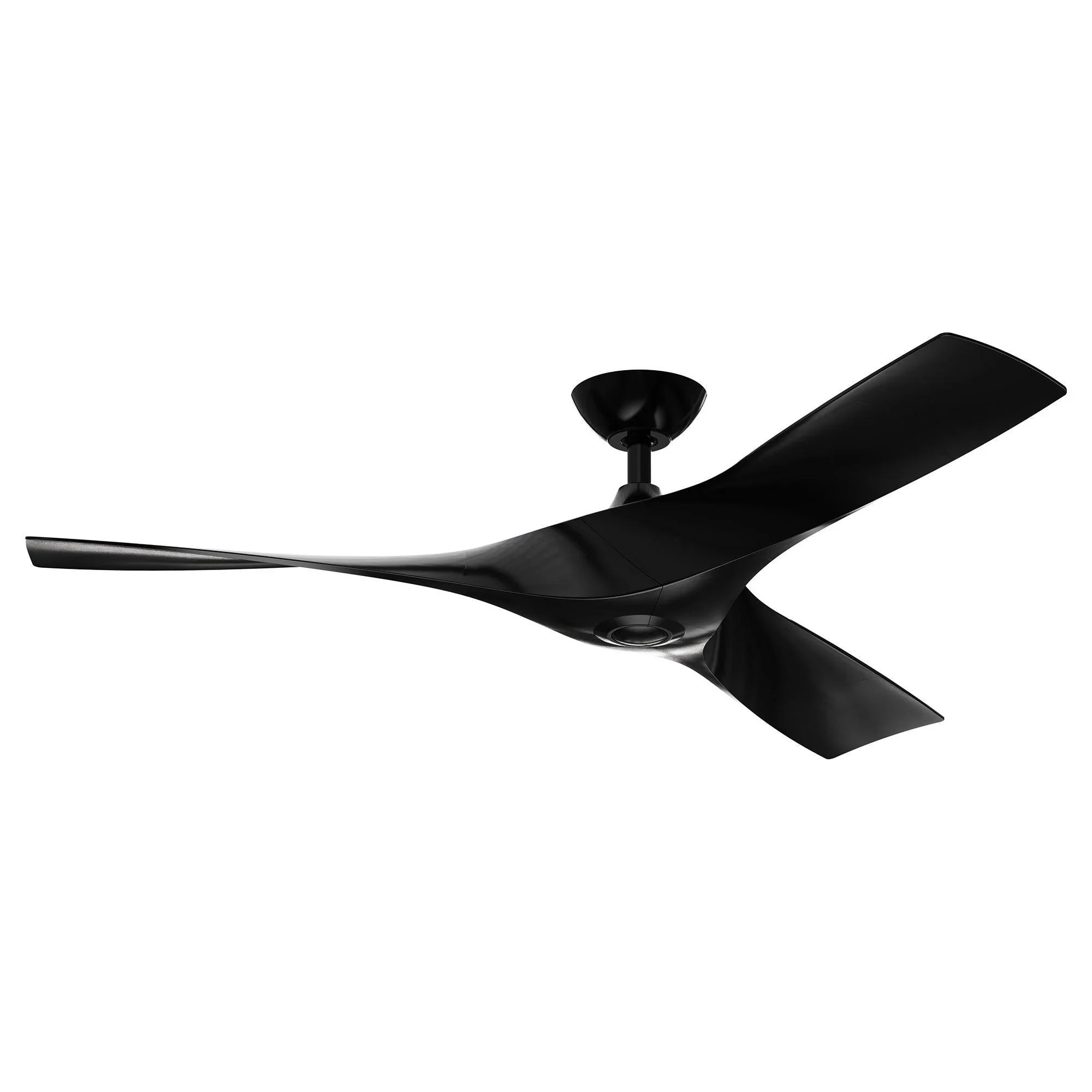 52" Windmill Industrial DC Motor Downrod Mount Reversible Ceiling Fan with Remote Control