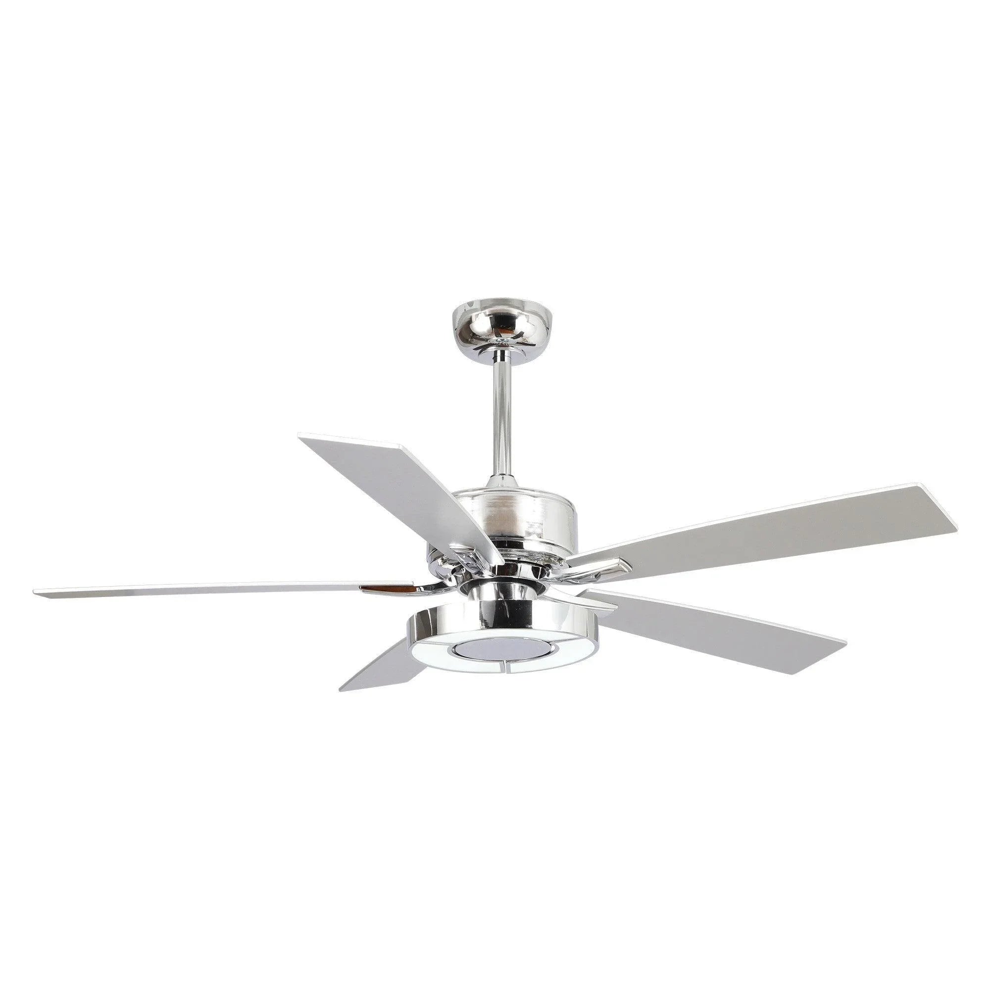 52" Vendome Industrial Downrod Mount Reversible Ceiling Fan with Lighting and Remote Control