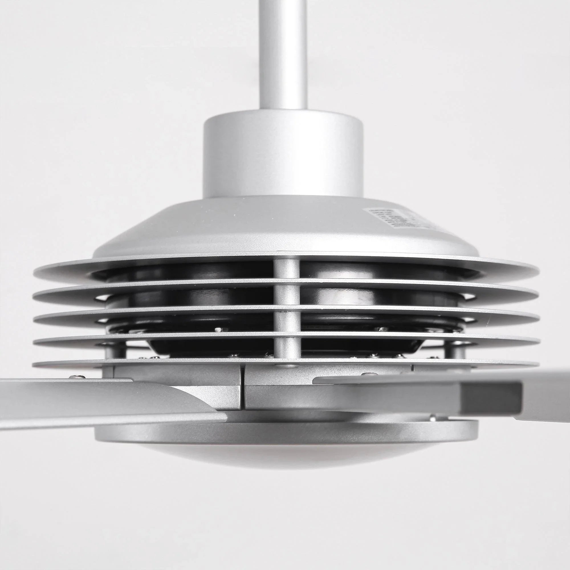 84 Inch 100 Inch Padus Black Large Size Ceiling Fan with Dimmable Lighting and Remote Control