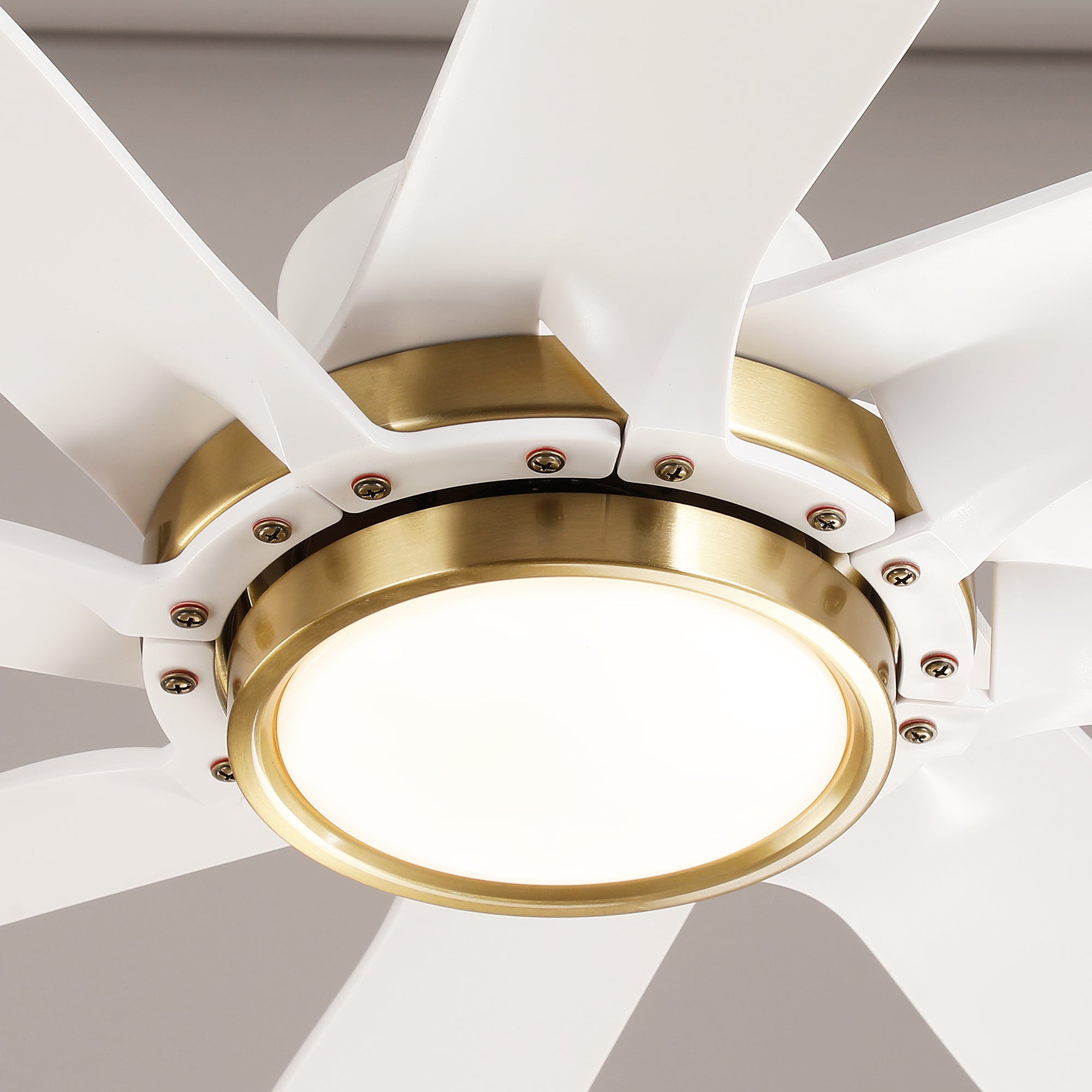 72" Alvis Modern LED Large Ceiling Fan with Remote Control