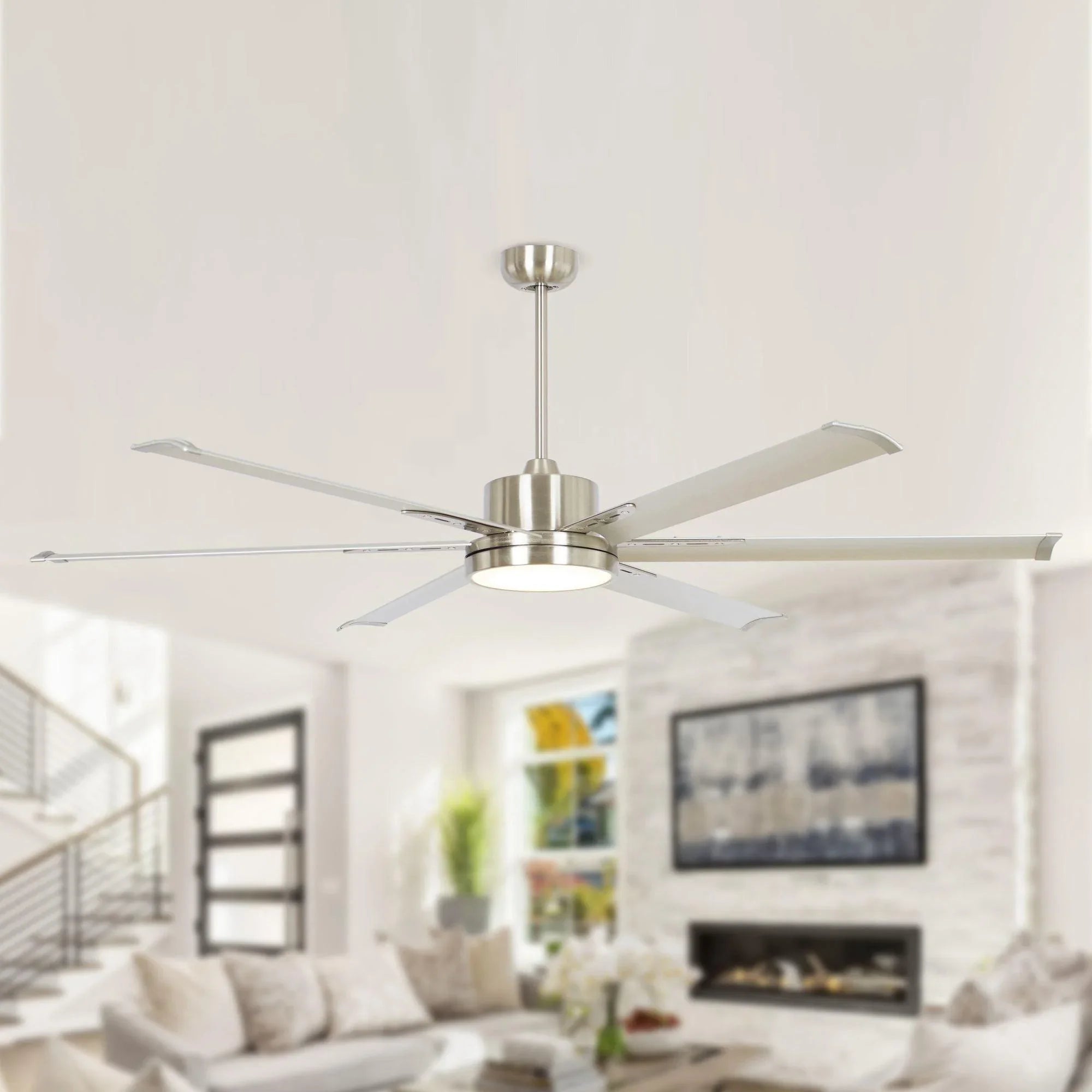 65 Inch Freda DC Motor Modern Ceiling Fan Led Light Remote Control