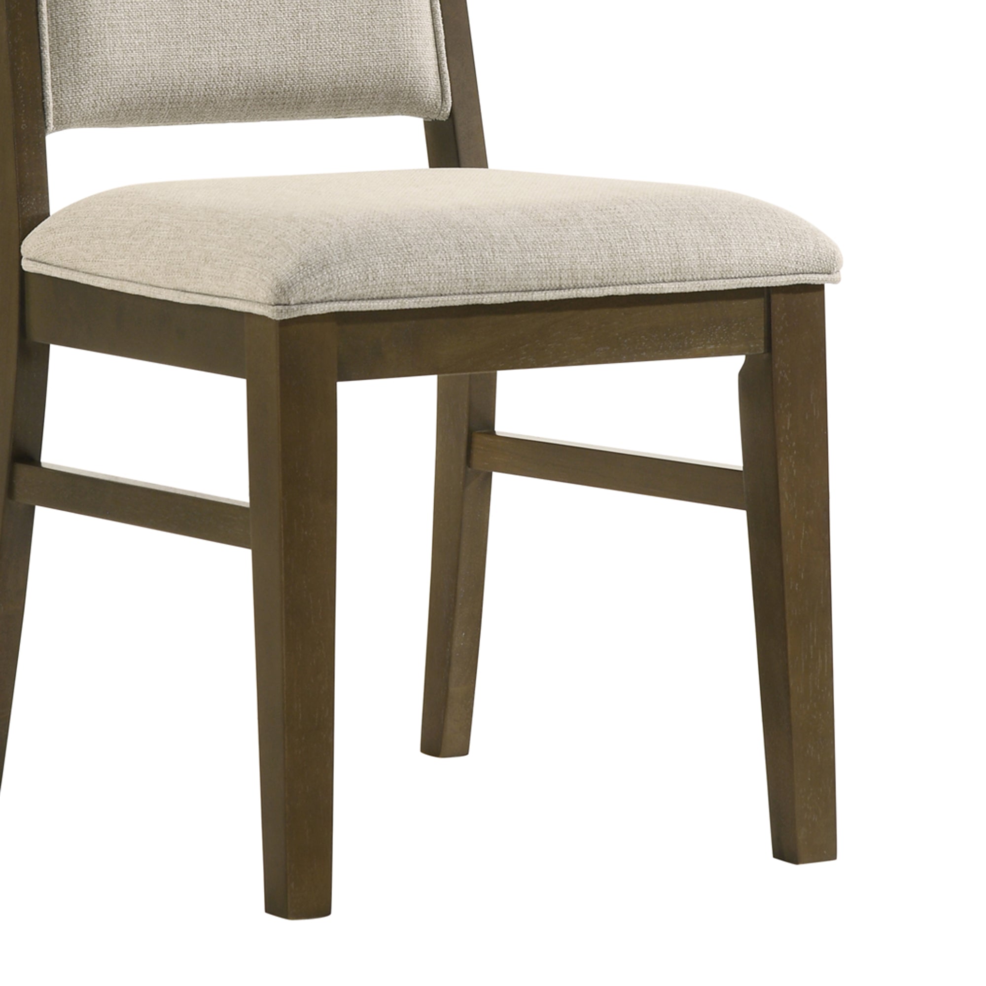 Coppet 71" Dark Walnut Rectangle Dining Table with Side Chairs