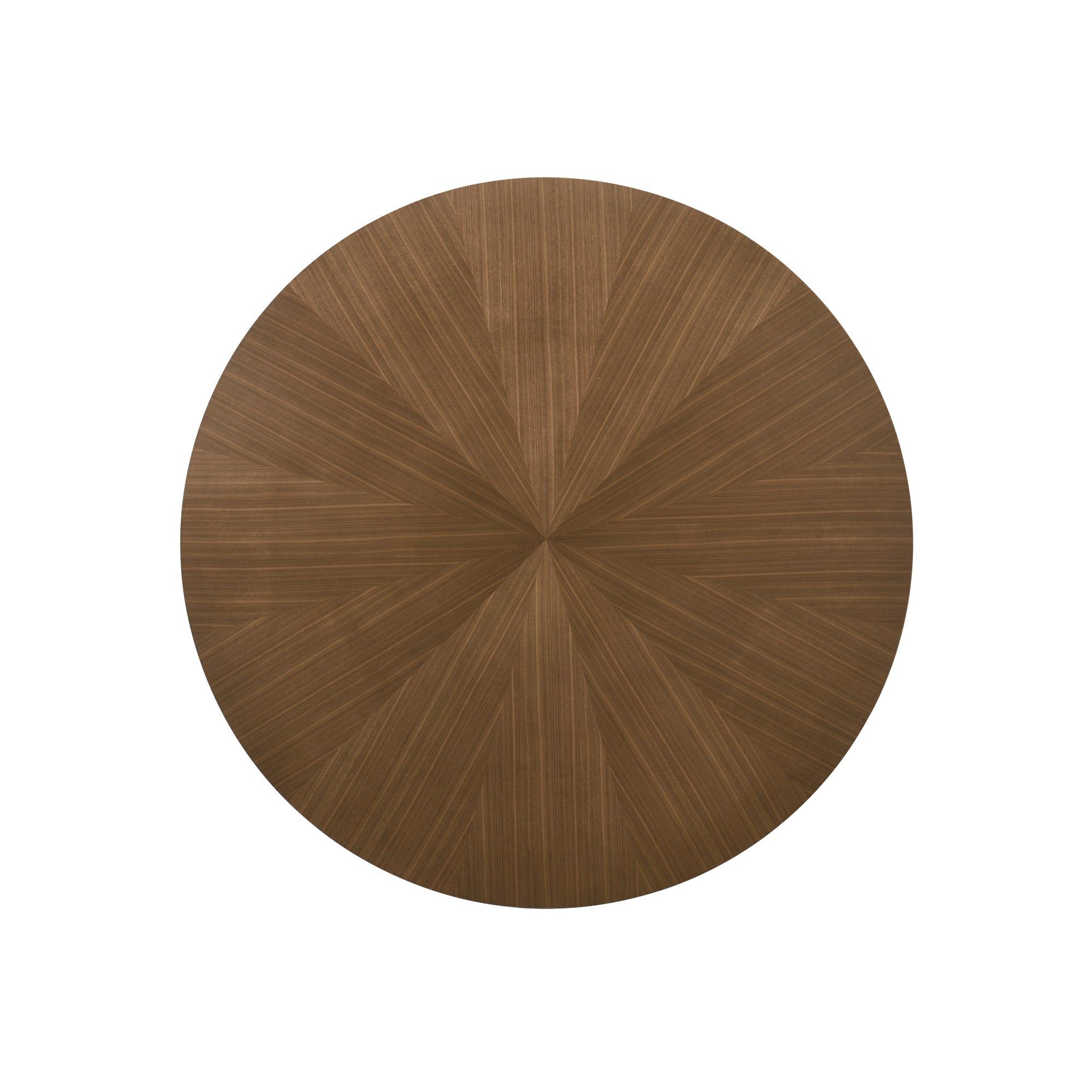 Raissa 5-Piece Walnut Round Wooden Dining Table with 4 Side Chairs