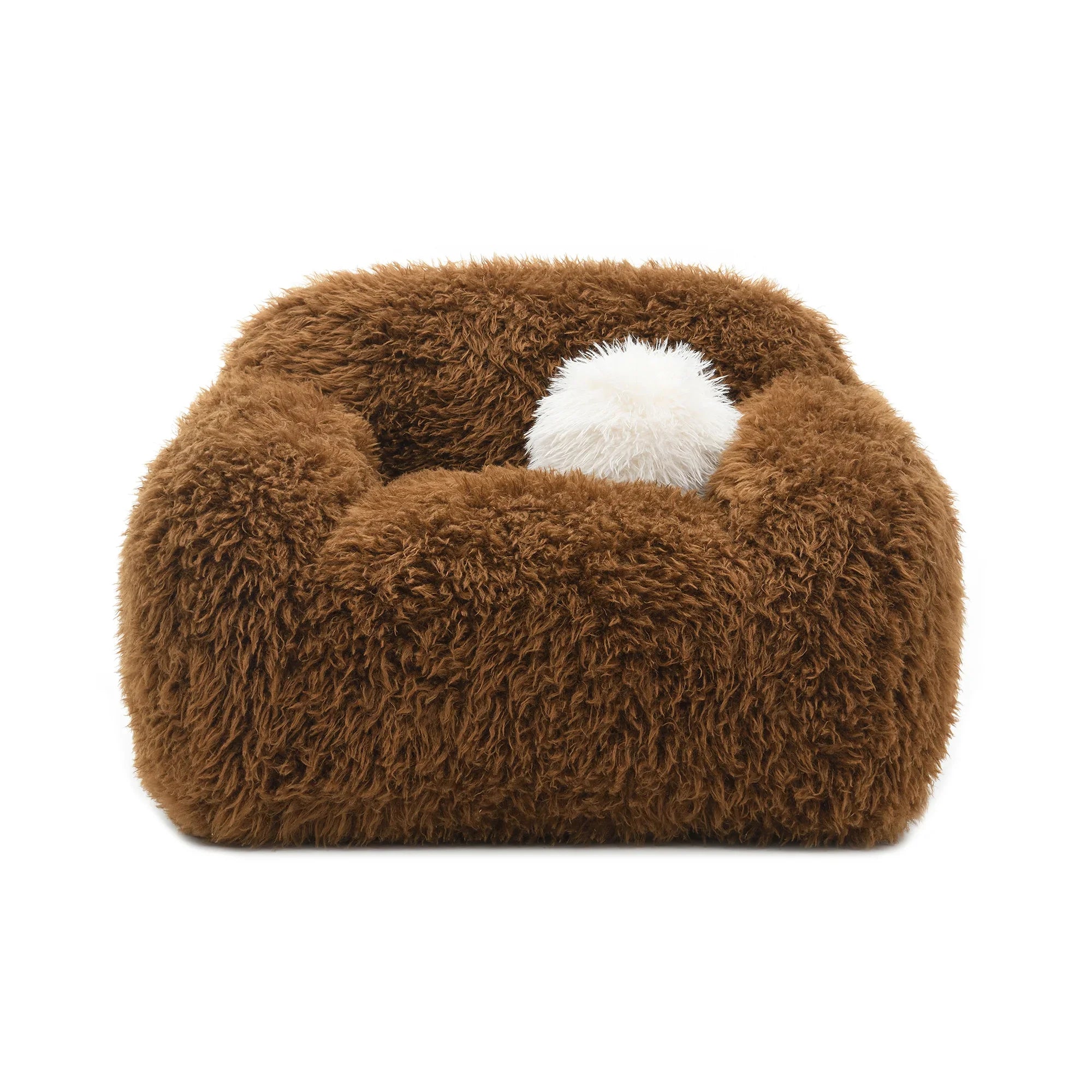 43 Inch Darwen Modern 360-Degree Swivel Chair with Ball Pillow