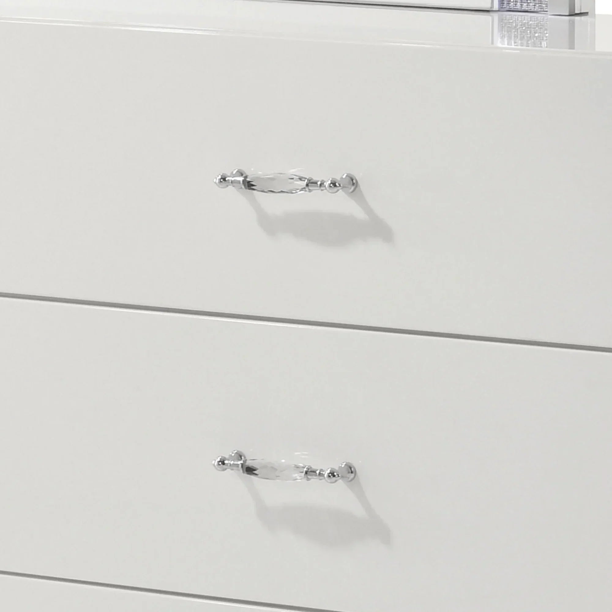 Stoholm 61.5" Modern White 6-Drawer Dresser