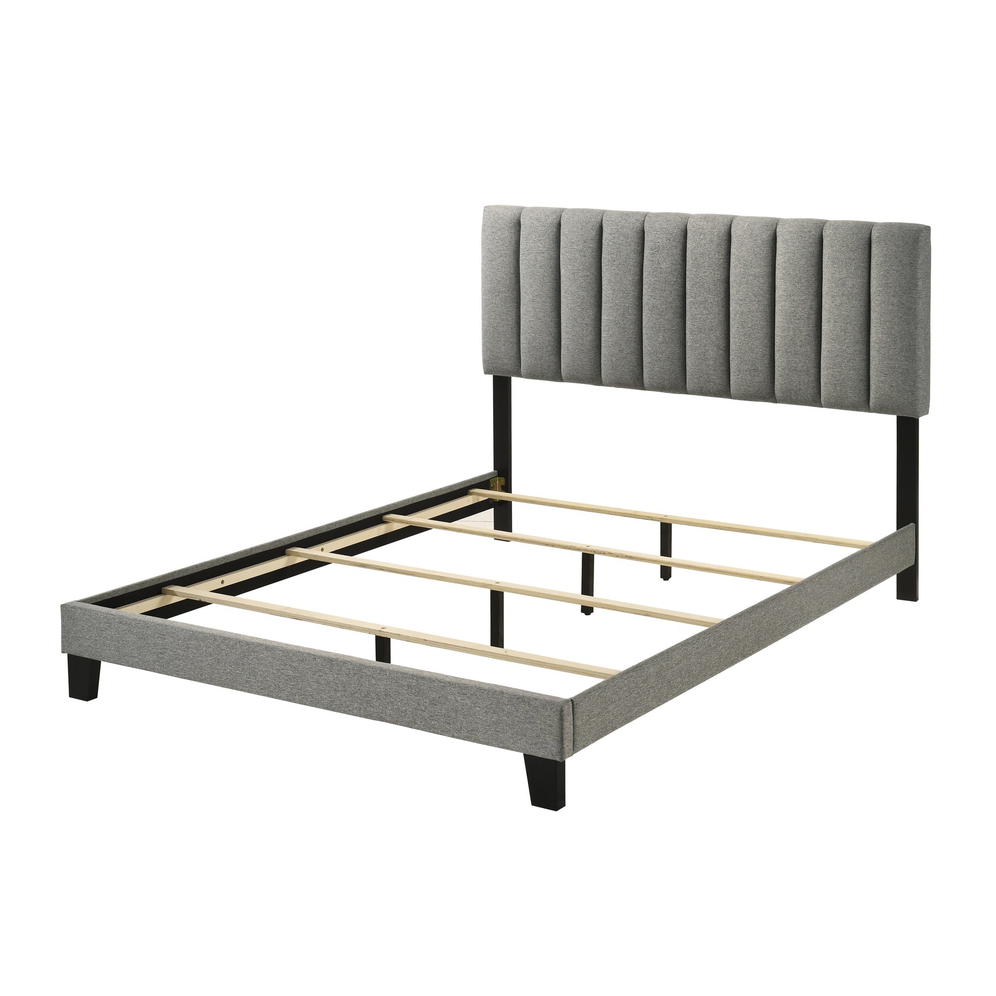 Altimari E.King & Queen Channeled Headboard Frame Platform Bed