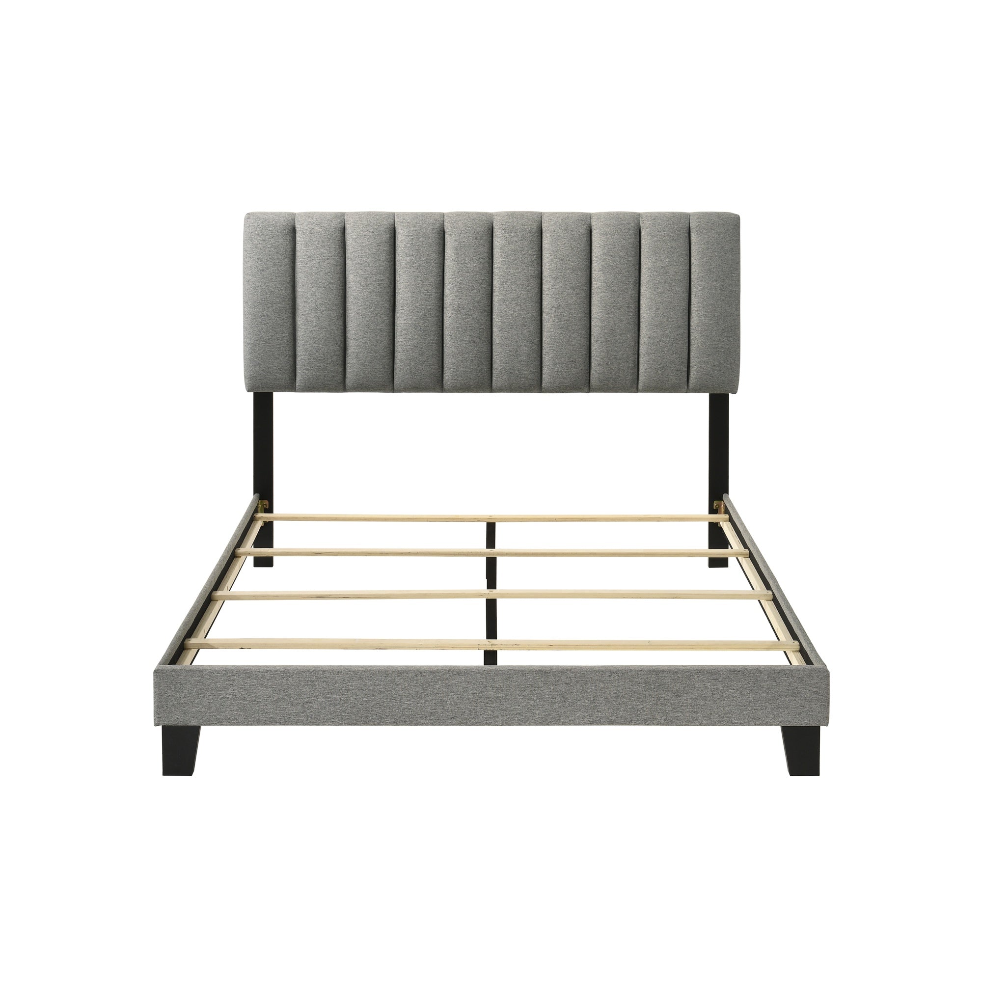 Altimari E.King & Queen Channeled Headboard Frame Platform Bed