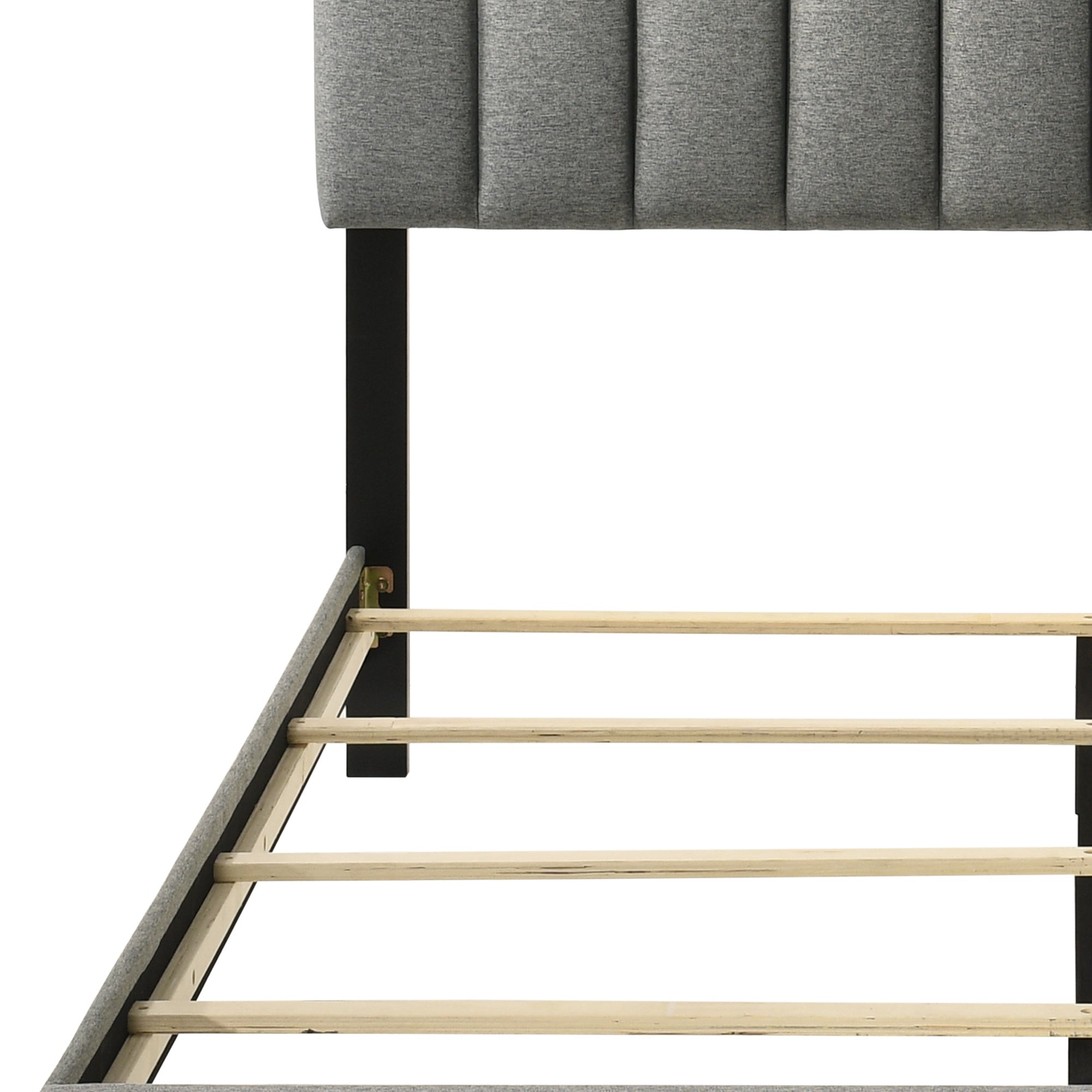 Altimari E.King & Queen Channeled Headboard Frame Platform Bed