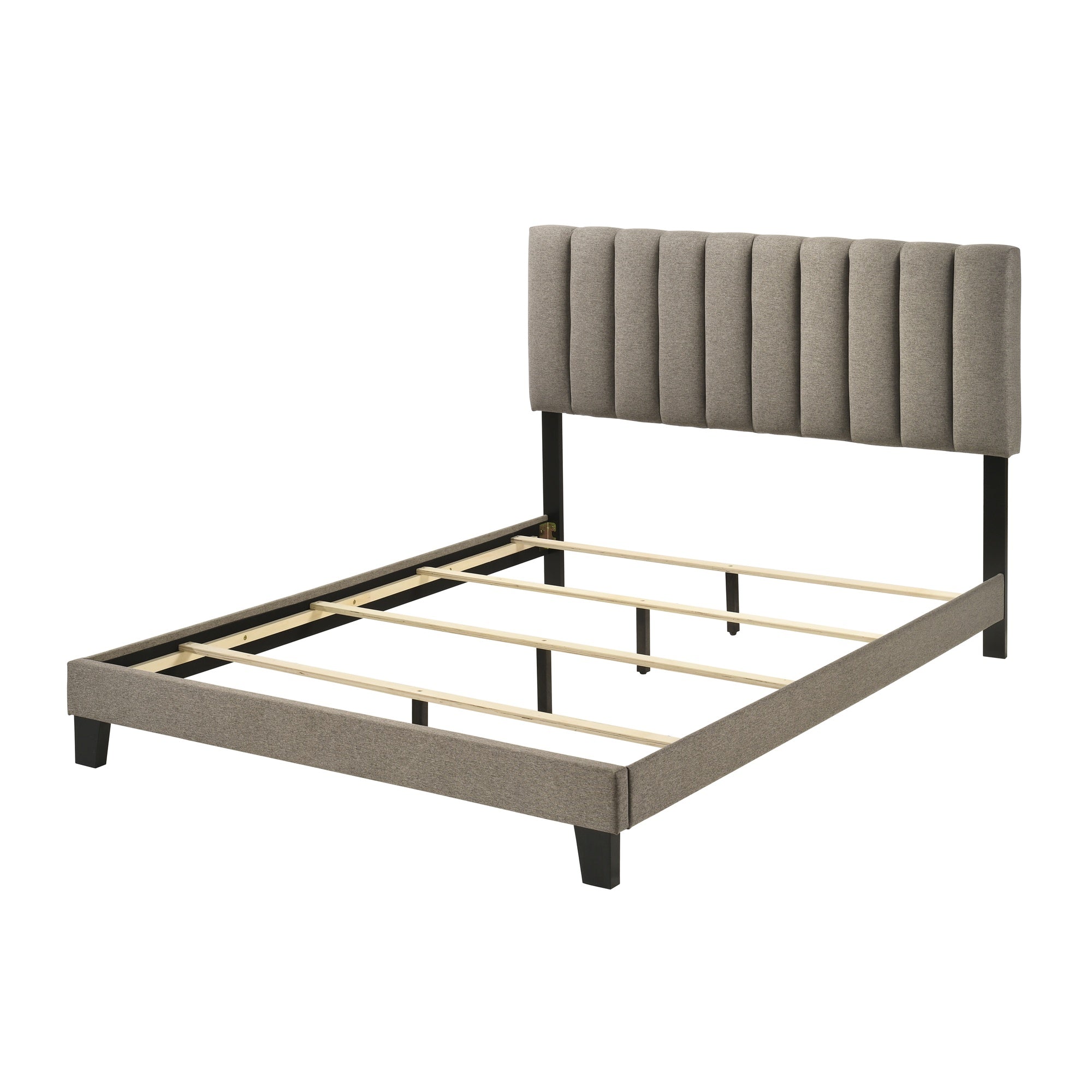 Altimari E.King & Queen Channeled Headboard Frame Platform Bed