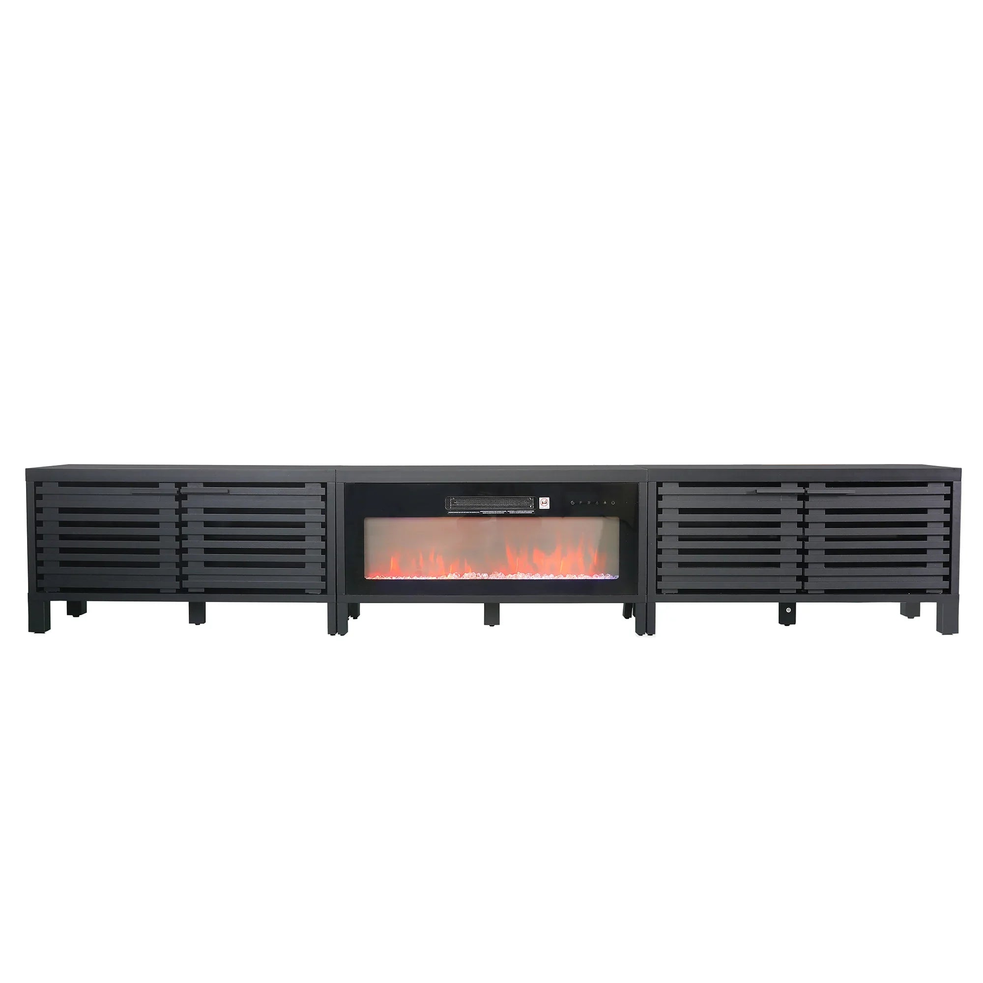 115 Inch Electric Fireplace TV Stand with 36 Inch Electric Fireplace For Living Room