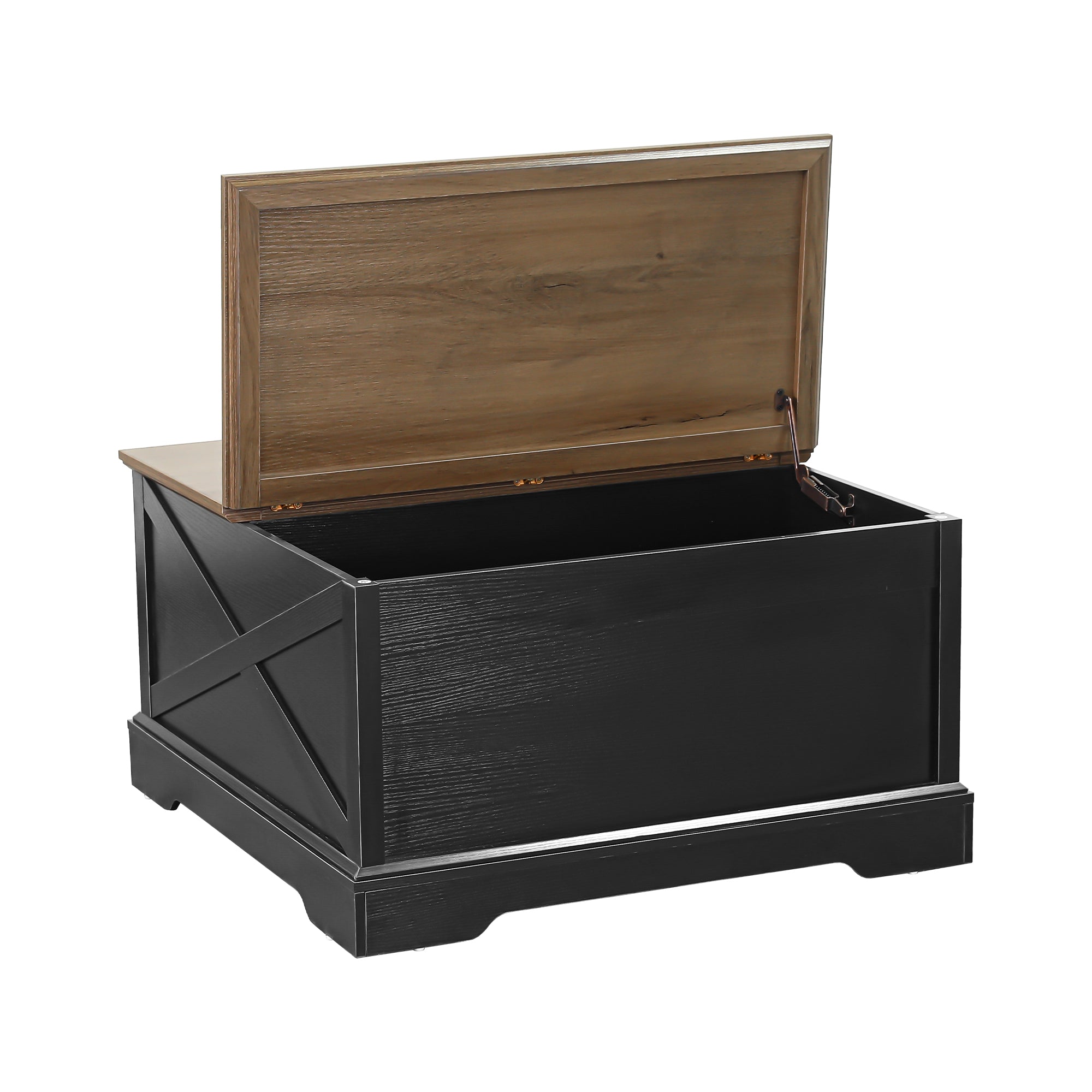 31 Inch Coffee Table Storage Cabinet with Flip-Up Top for Living Room