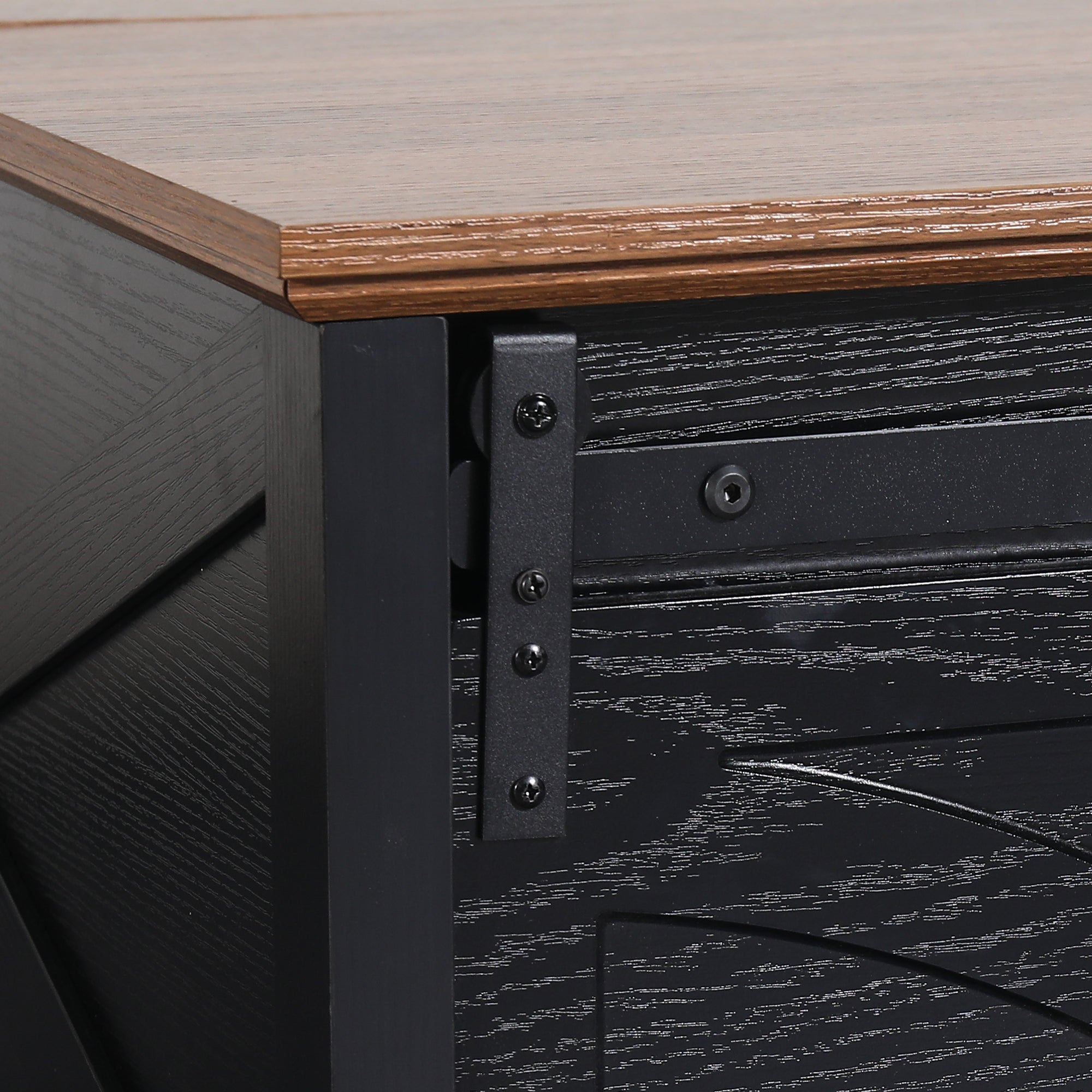31 Inch Coffee Table Storage Cabinet with Flip-Up Top for Living Room