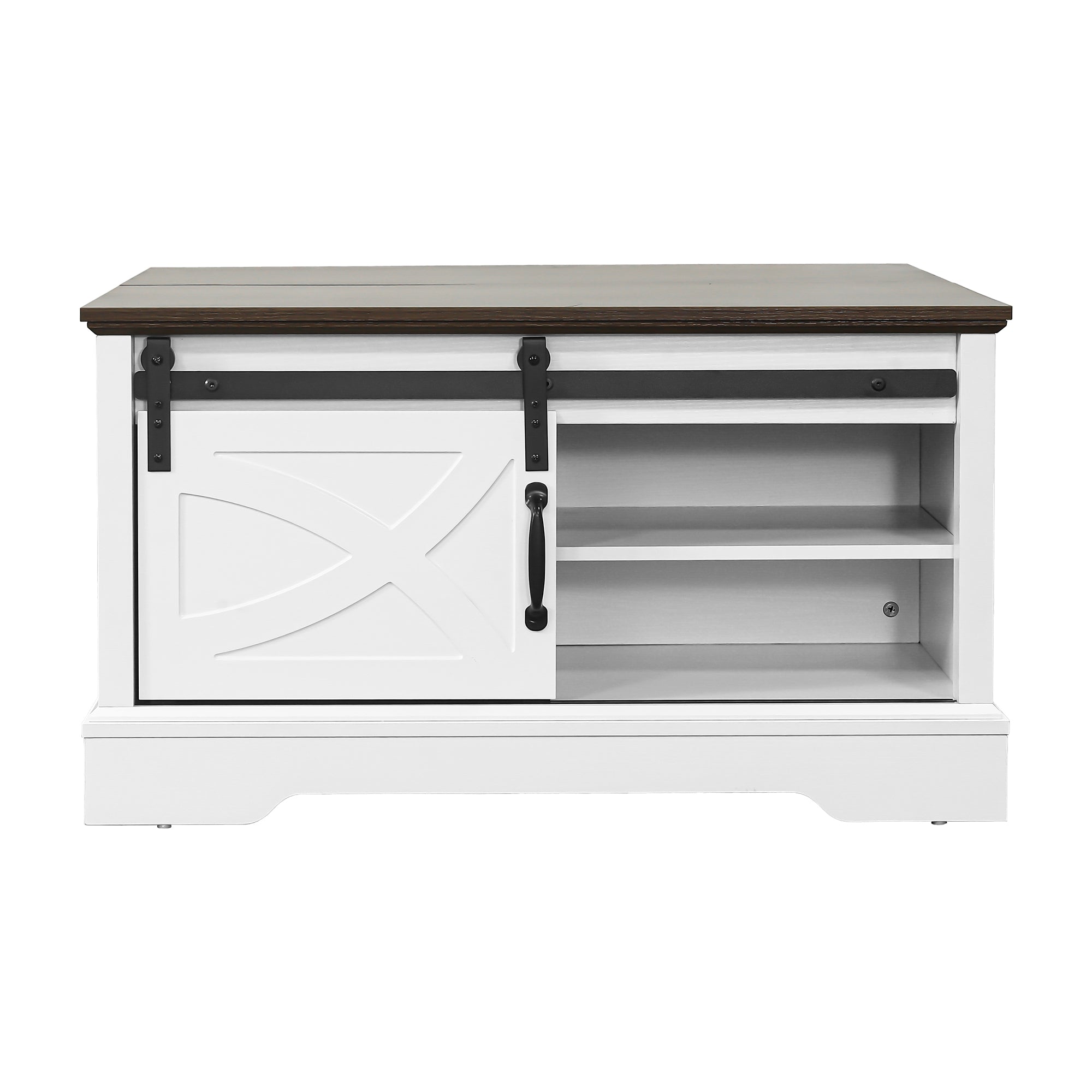 31 Inch Coffee Table Storage Cabinet with Flip-Up Top for Living Room