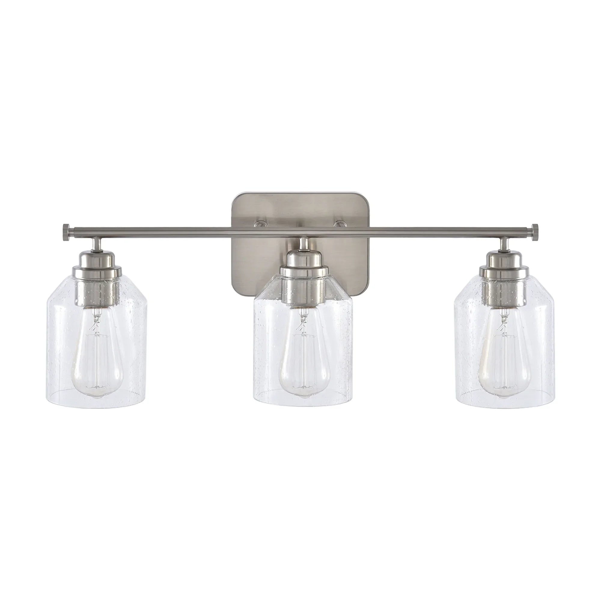 22 Inch Renata Modern Brush Nickel 3-Light Mirror Vanity Light