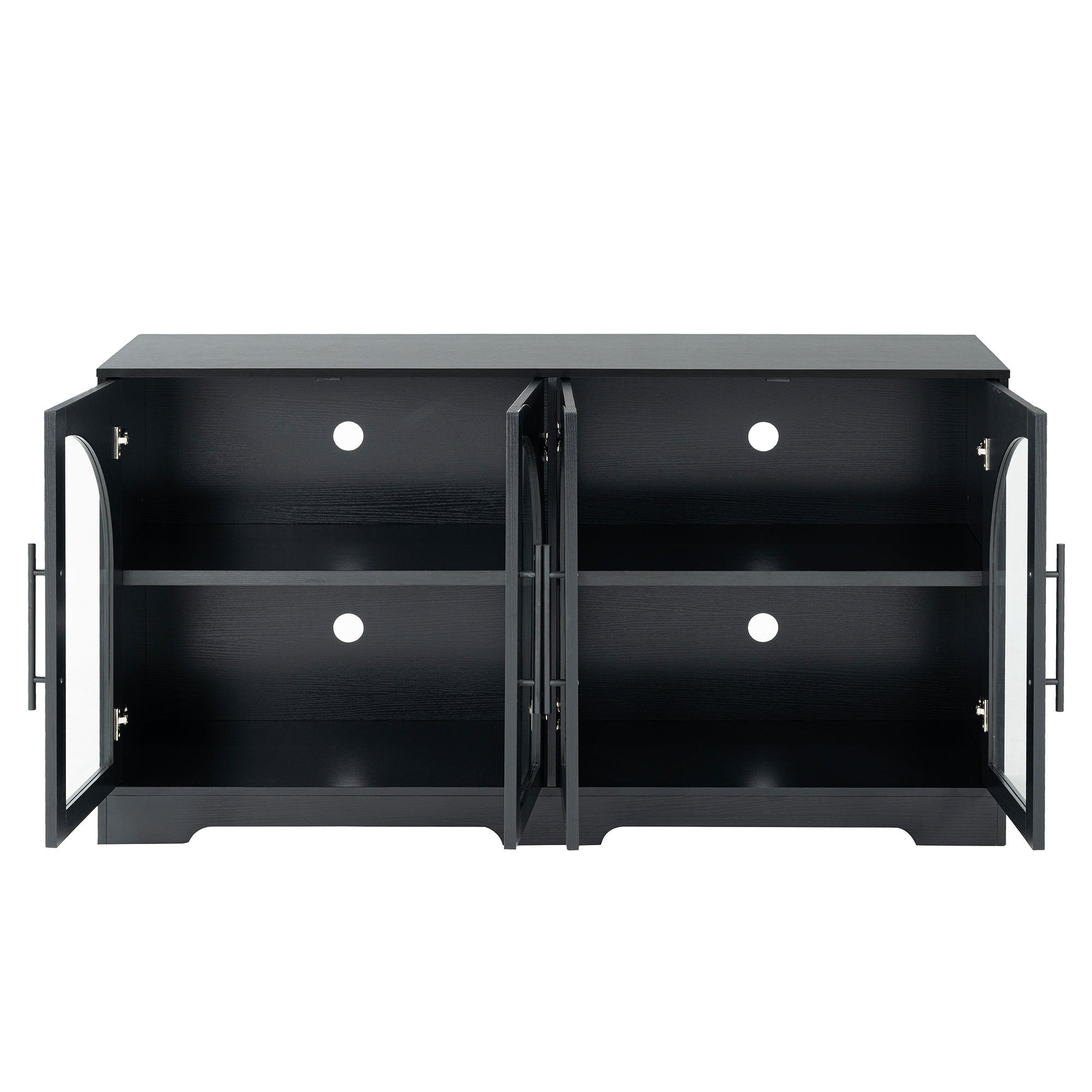 2-Piece Bookcases & Cabinets with Adjustable Shelves