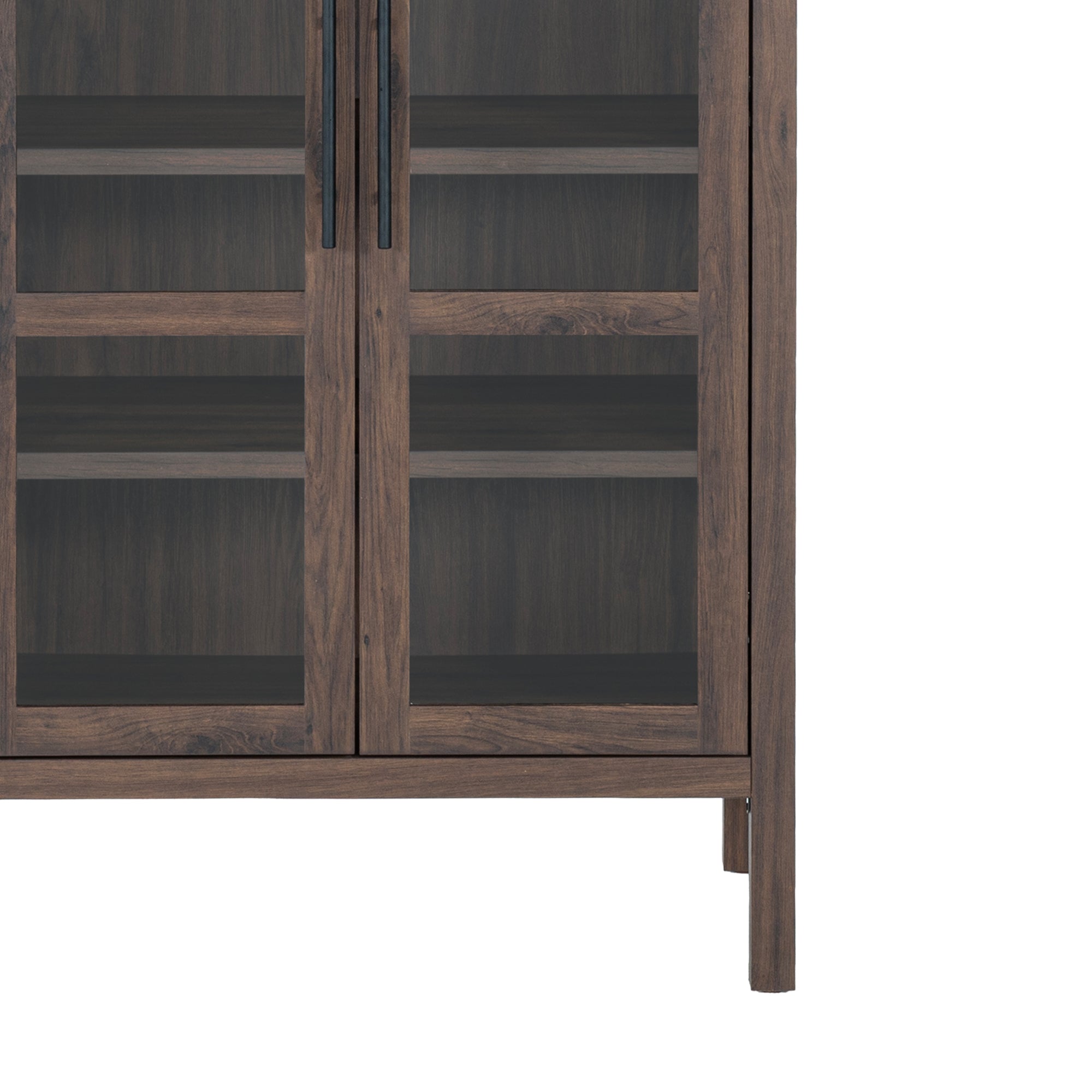2-Piece Bookcases & Cabinets with Adjustable Shelves