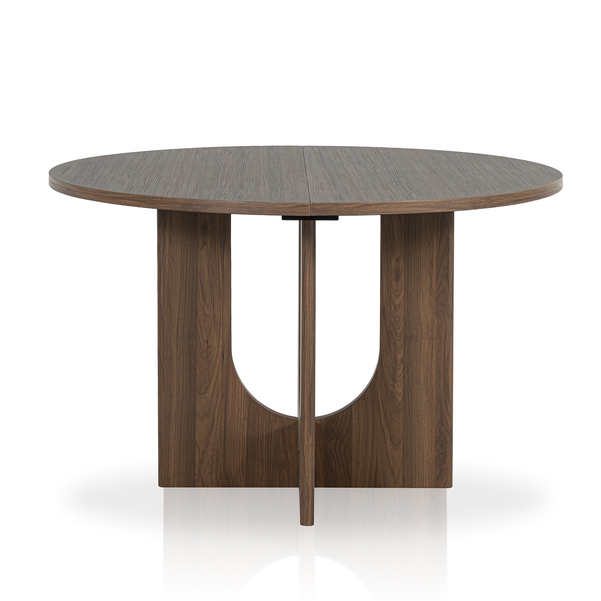 Juego de mesa de comedor de 5 piezas de madera maciza de caucho de 48" de ancho con respaldo de silla en forma de diamante
