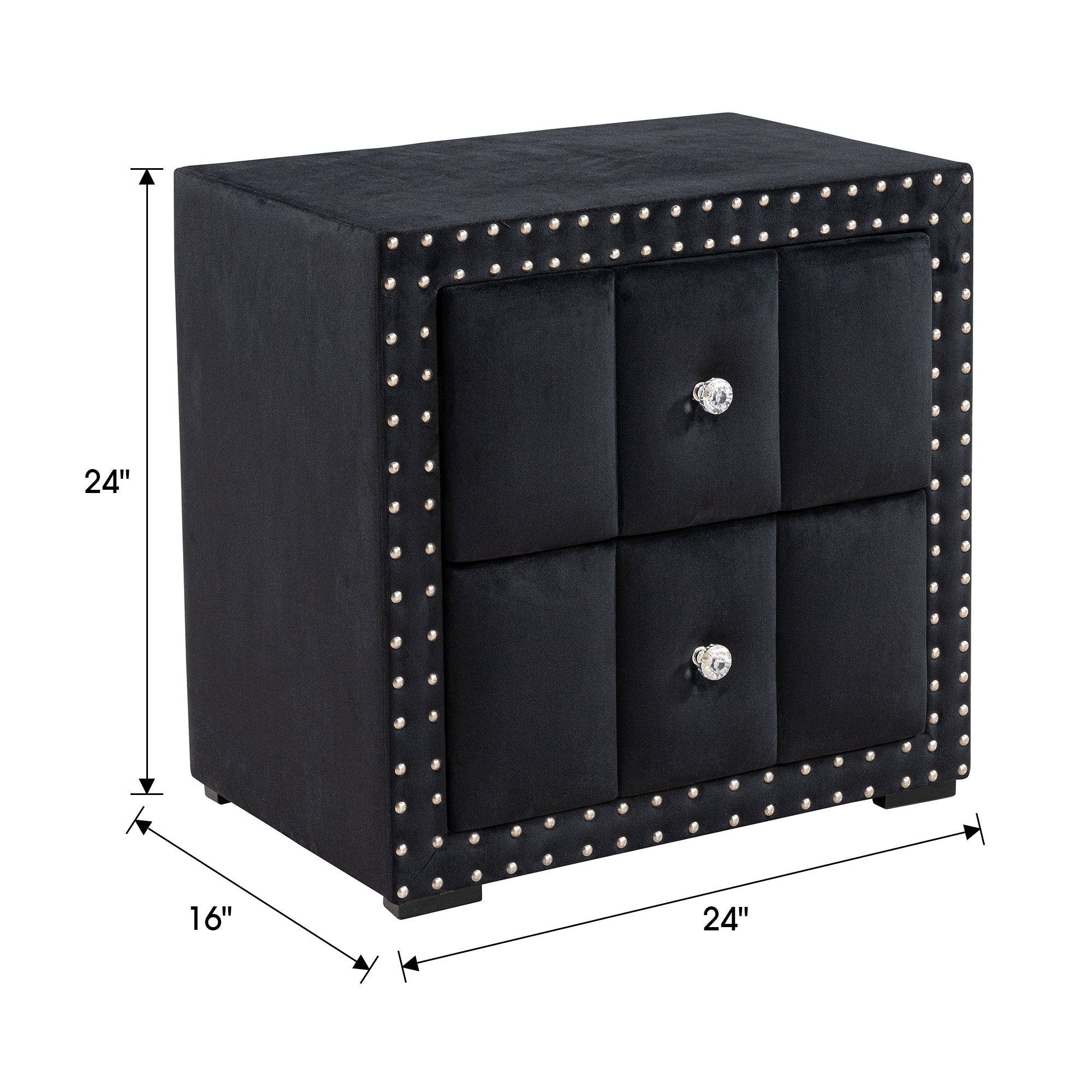 3-Piece Farese Full & Queen Storage Platform Bedroom Set with LED Light