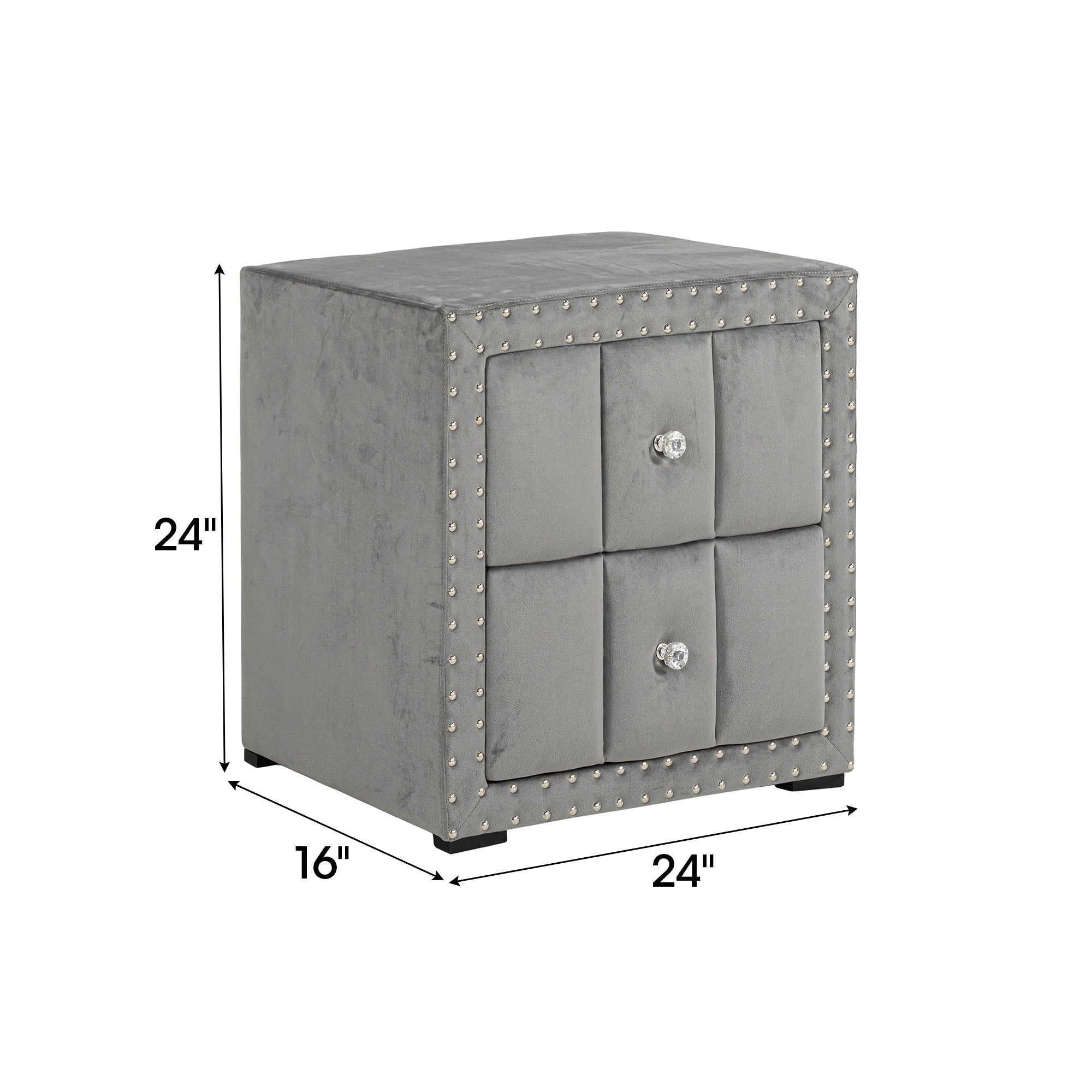 3-Piece Farese Full & Queen Storage Platform Bedroom Set with LED Light