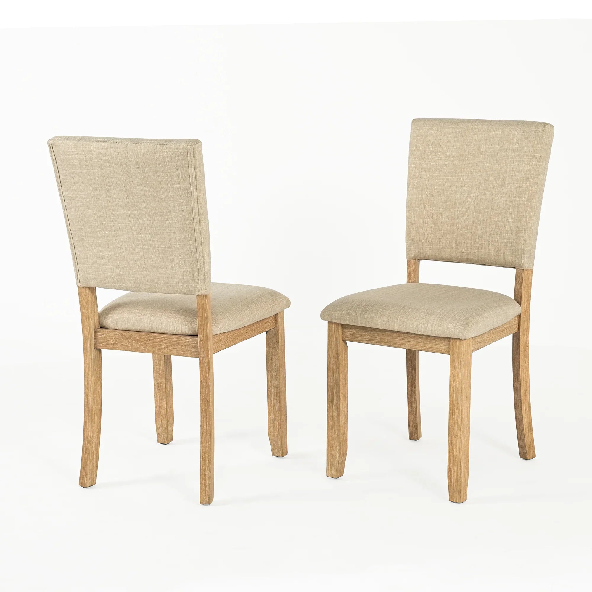 Sauro Gray Wood Top Rectangle Dining Table, Four Side Chairs Sold Separately
