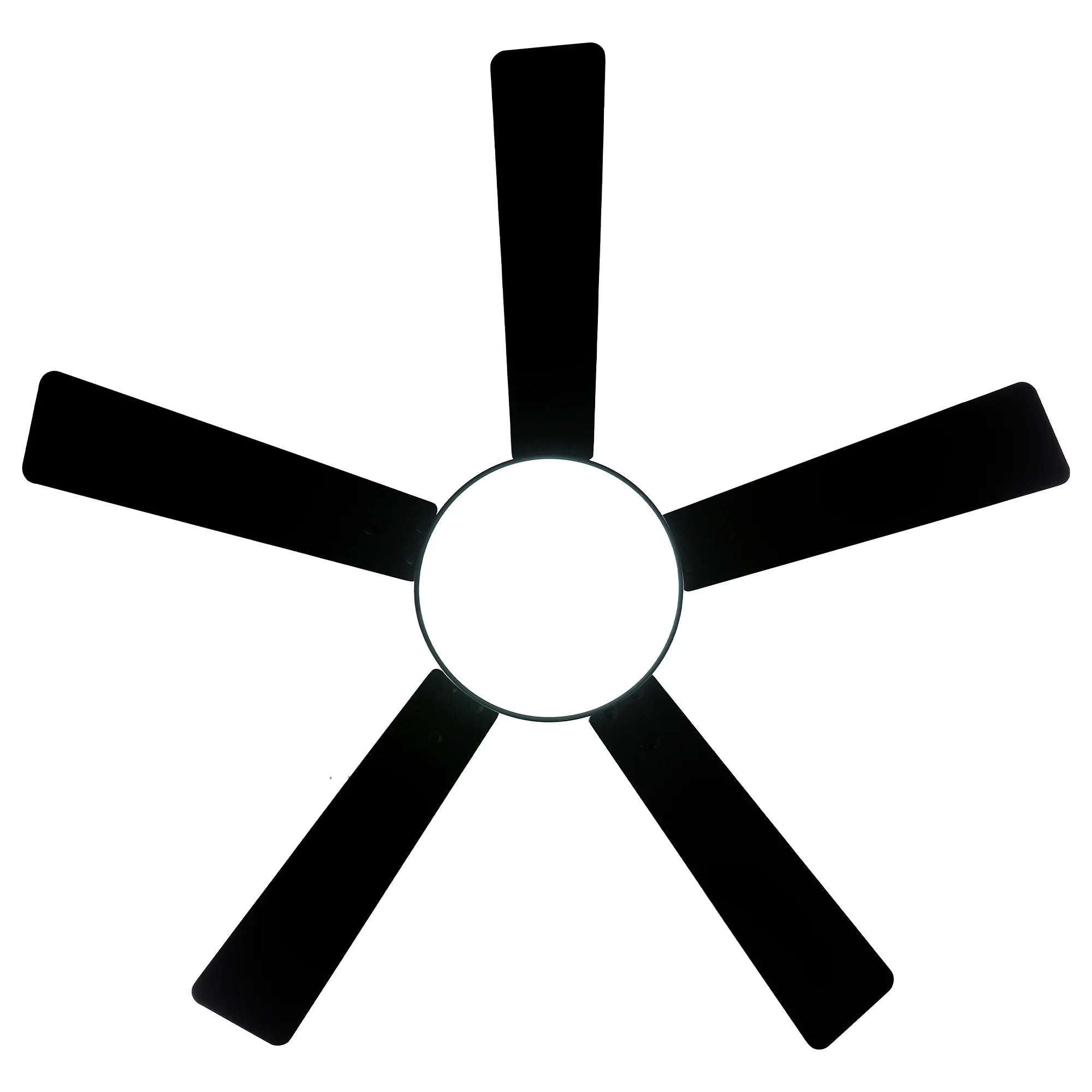 Vaczon 52" Riva Double-sided Blades LED Flush mount Ceiling Fan
